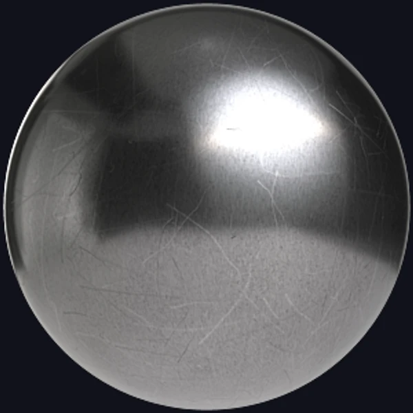 Scratched Aluminium Metal Sheet (Metal 0071) - PBR texture - from Texture Can