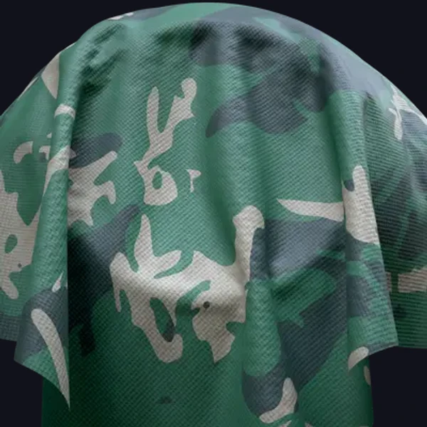 Camouflage 46 - Fabric - PBR texture - from Share Textures