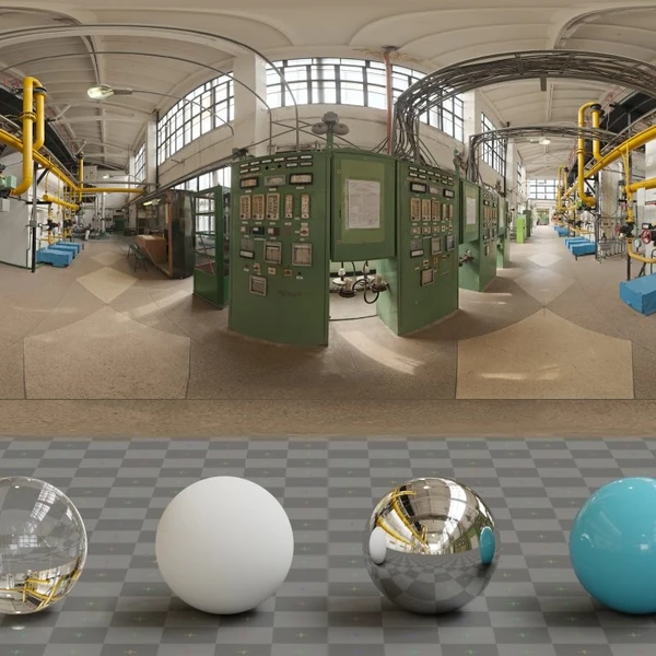 Boiler Room - HDRI map - from Poly Haven