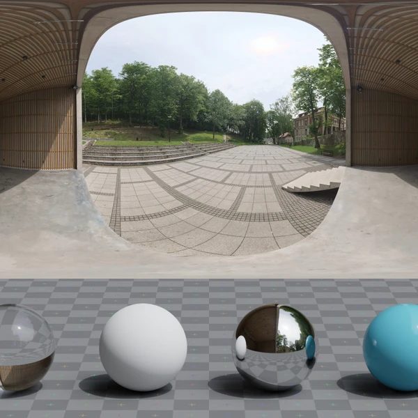 Park Music Stage - HDRI map - from Poly Haven