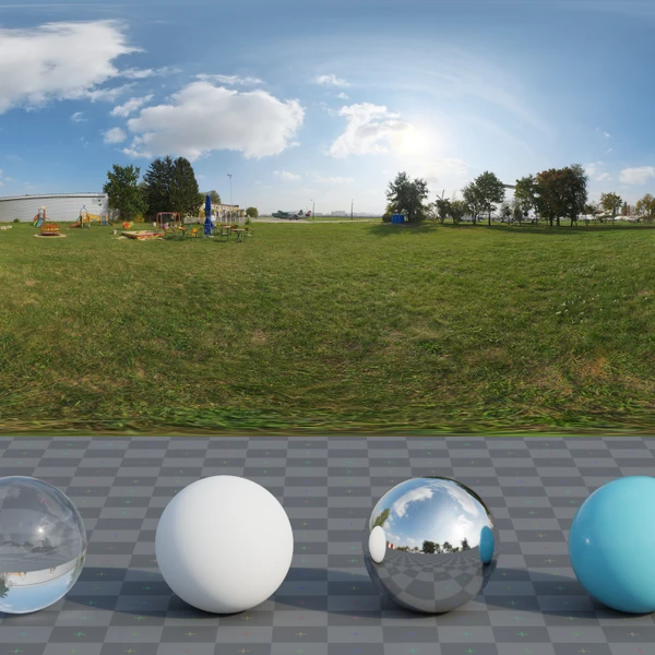 Air Museum Playground - HDRI map - from Poly Haven