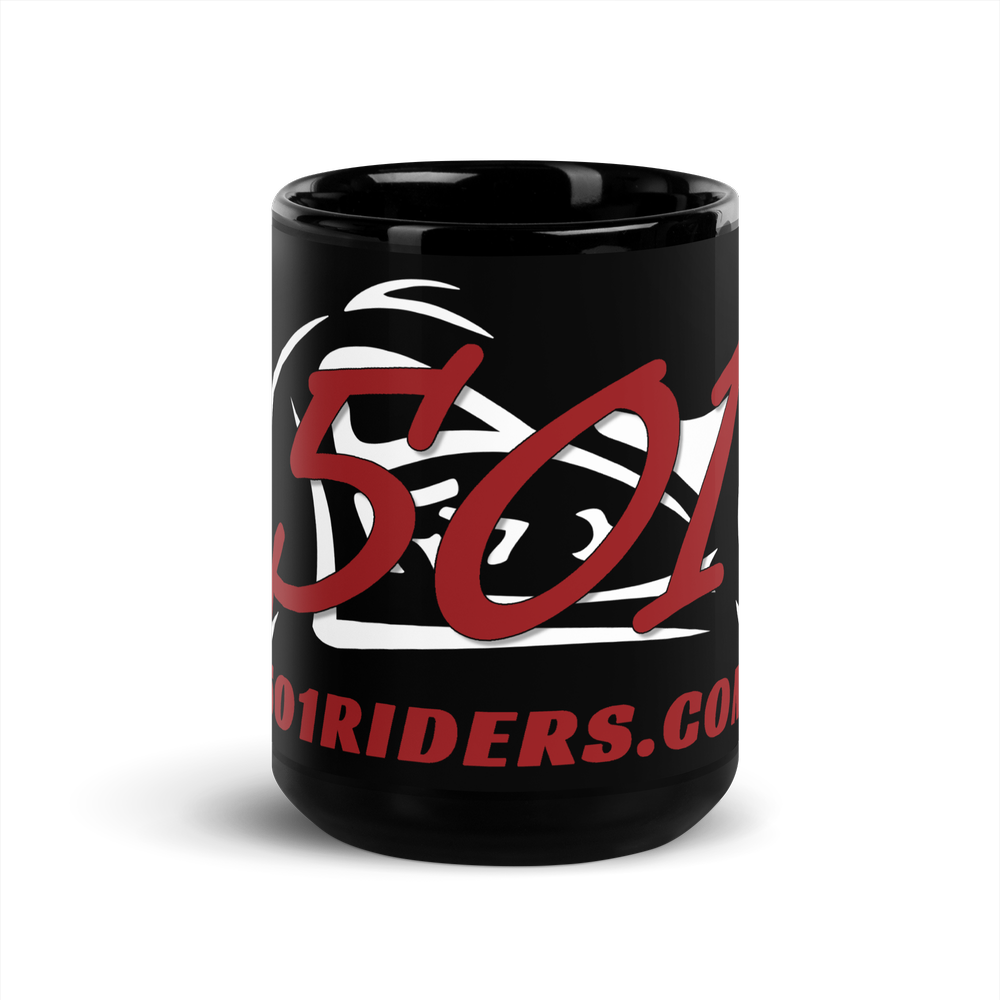 501Riders Signature Black Glossy Mug product image