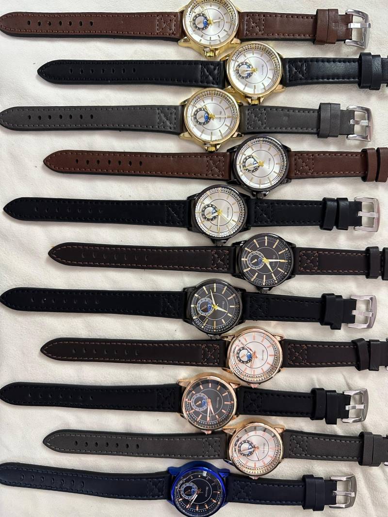 ساعات الرجالي  جلد