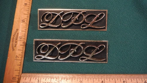 AMC DPL Interior Door Emblem - Vintage Gold/Black - Rambler Ambassador EB286508457540