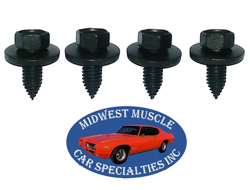 GM Body Fender Grille Trunk Frame Factory Correct 3/8-16 Bolt Bolts 4pcs H (For: AMC Ambassador)Opens in a new window or tab EB122383332746
