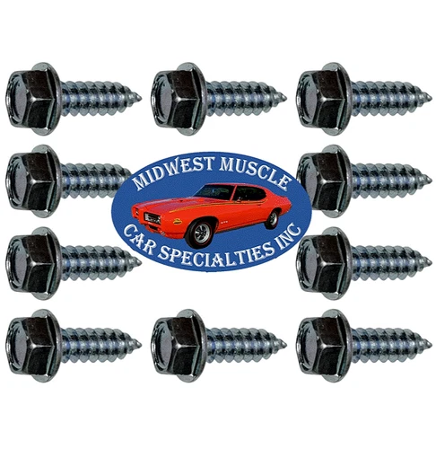 GM Body Fender Grille Trunk Frame Factory Correct 1/4-14 Bolt Bolts 10pcs K (For: AMC Ambassador)Opens in a new window or tab EB122950909868