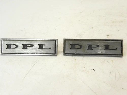 AMC Ambassador 1968 DPL Emblems Badges Pair - Vintage Used #3553875 EB127114521214 for 1968 AMC AMBASSADOR