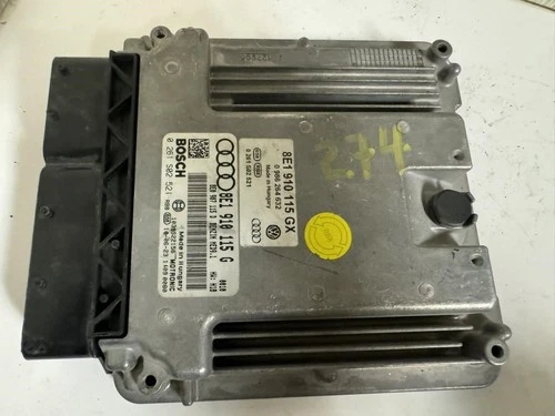 Audi A4 ECU ECM PCM 8E1 910 115 GX - Engine Control Module (Grade B) EB197732534006 for Unknown Audi A4