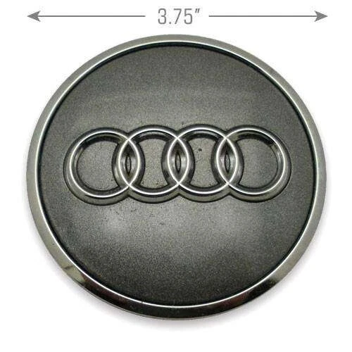 Audi A3 A4 A5 A6 A7 A8 Q3 S3 61mm Center Cap Graphite Grey - OEM Quality EB388655685929 for Unknown Audi A3