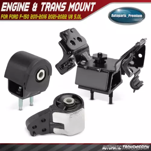 3x Engine Motor & Transmission Mount for Ford F-150 2011-2016 2021-2022 V8 5.0L (For: Ford F-150)Opens in a new window or tab EB186603519668 for 2011 Ford F-150