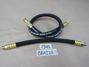 Braided Oil Line Set - Willys CJ2A Filter 134L US Made - DA0027