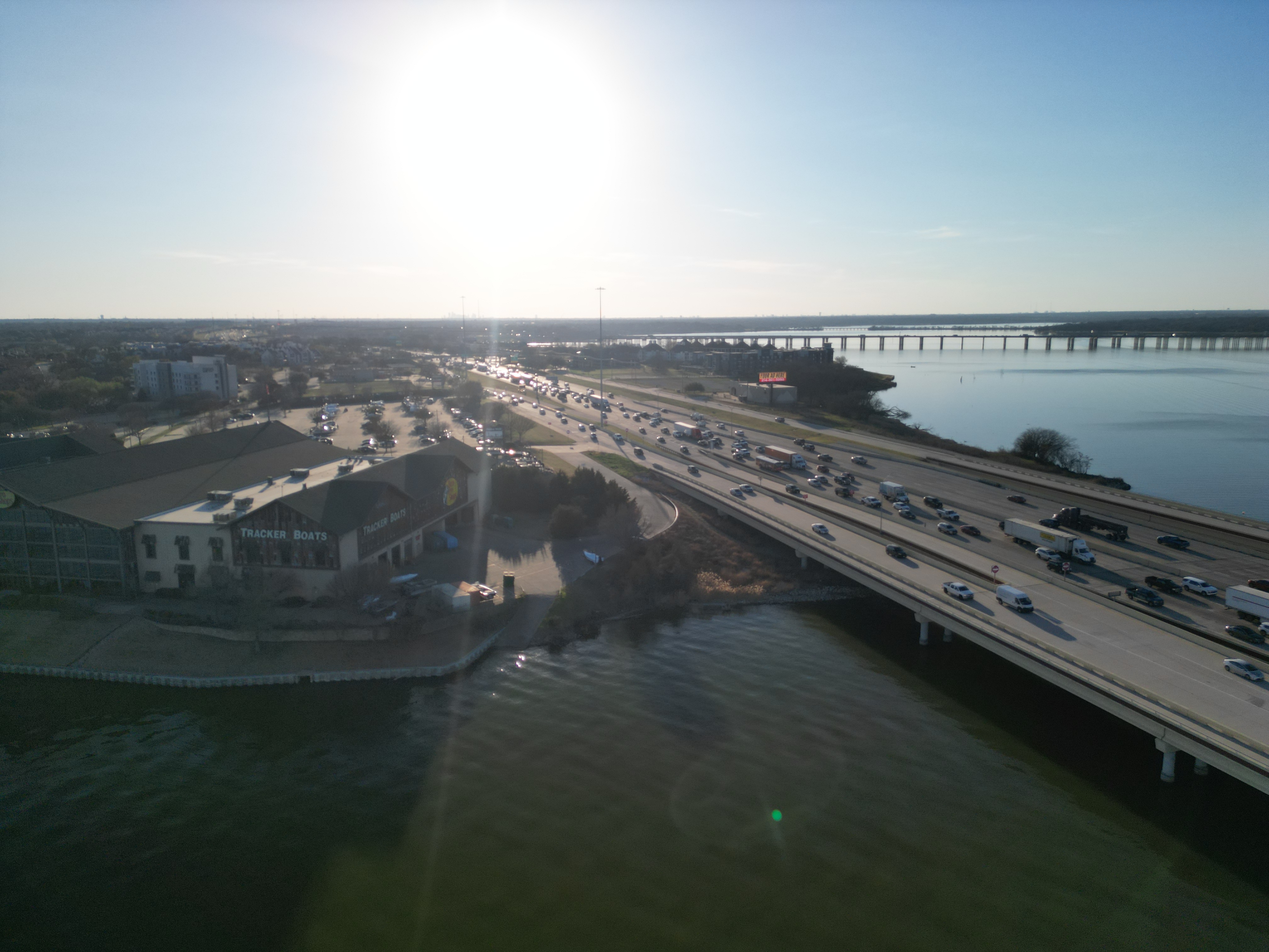 Aerial drone photo of Garland, Texas