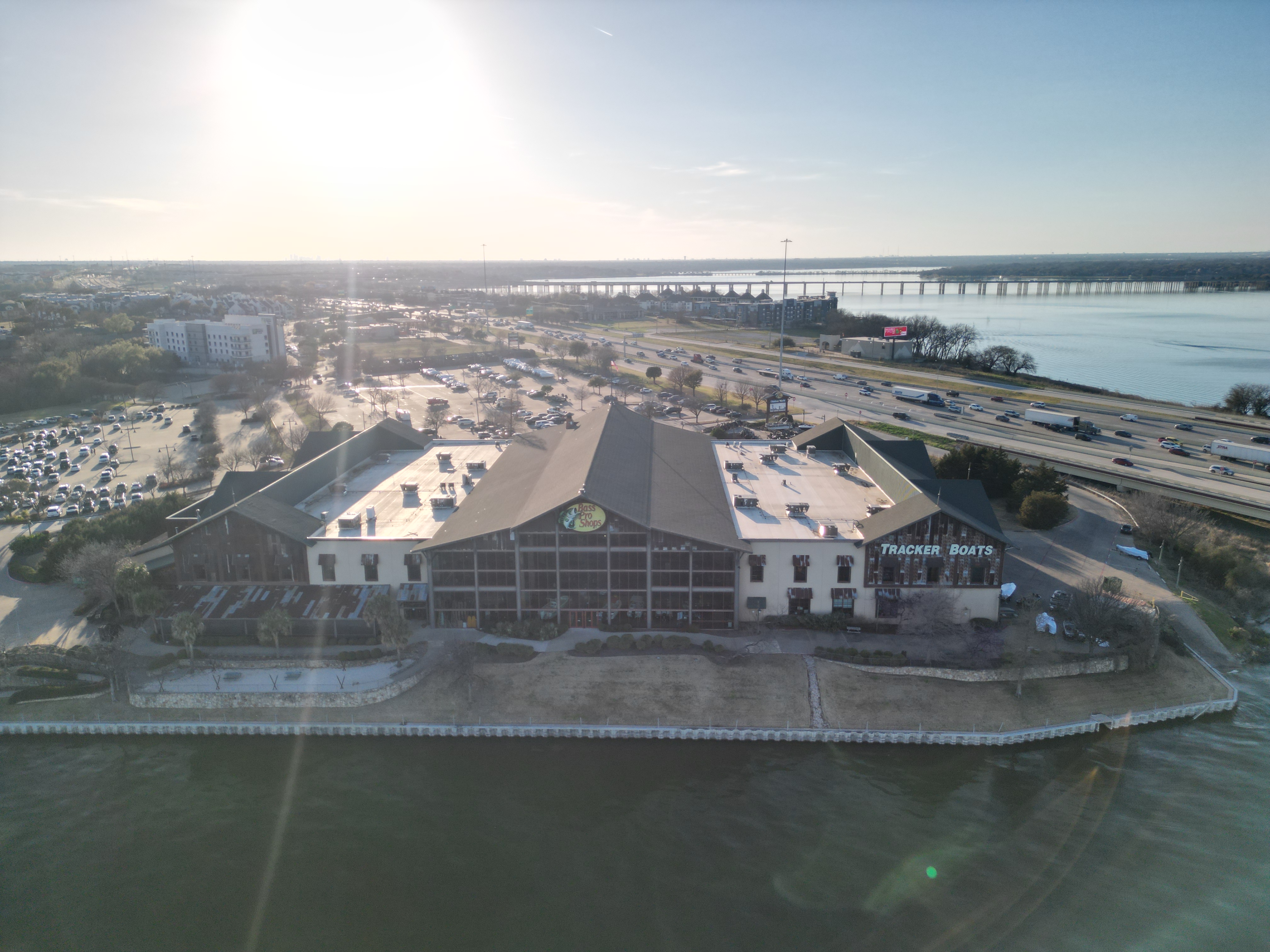 Aerial drone photo of Garland, Texas