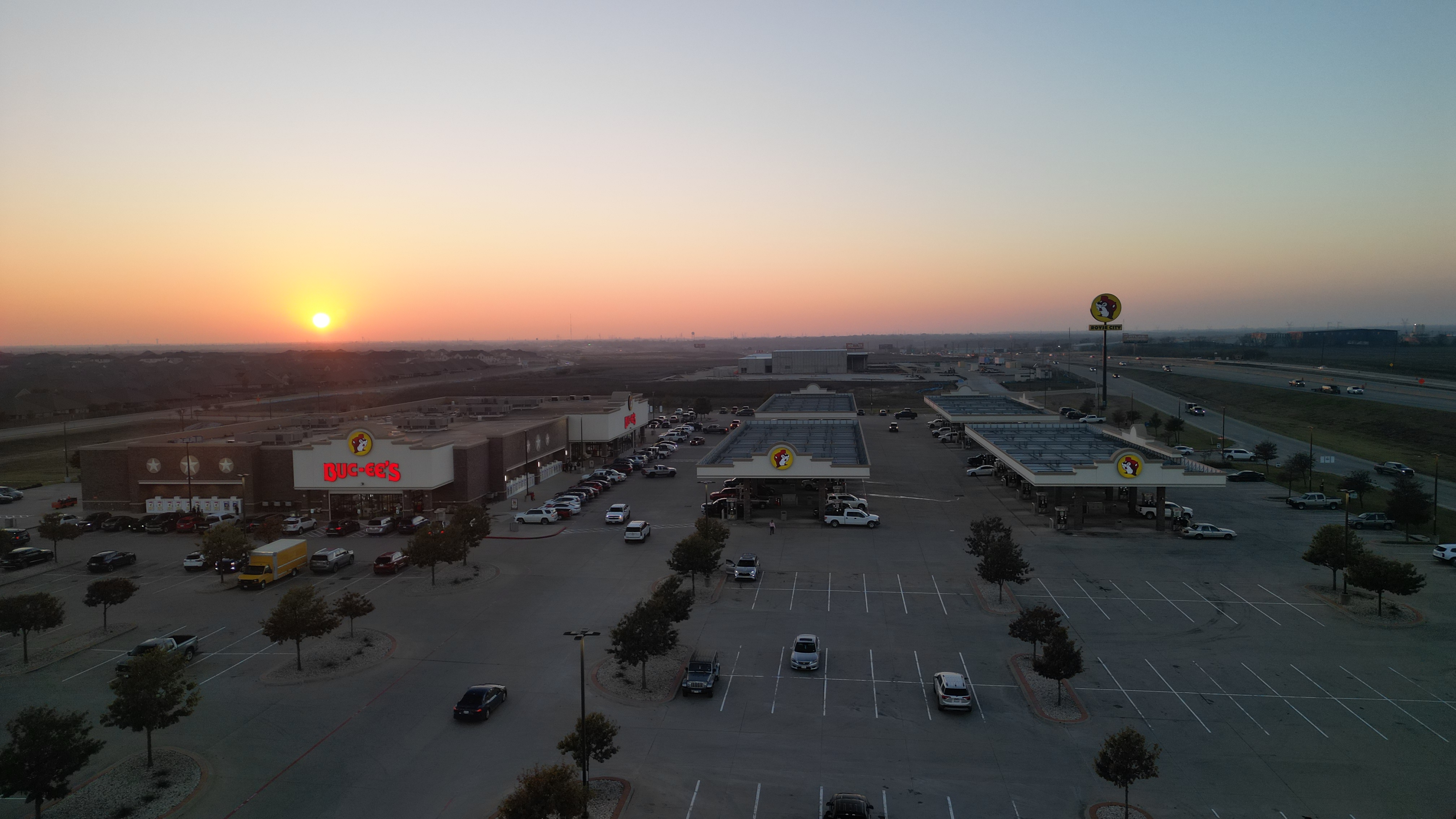 Aerial drone photo of Royse City, Texas