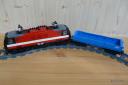 blue-flat-train-car