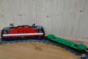 green-low-train-car