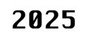 2025