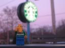 Miniman-At-Starbucks