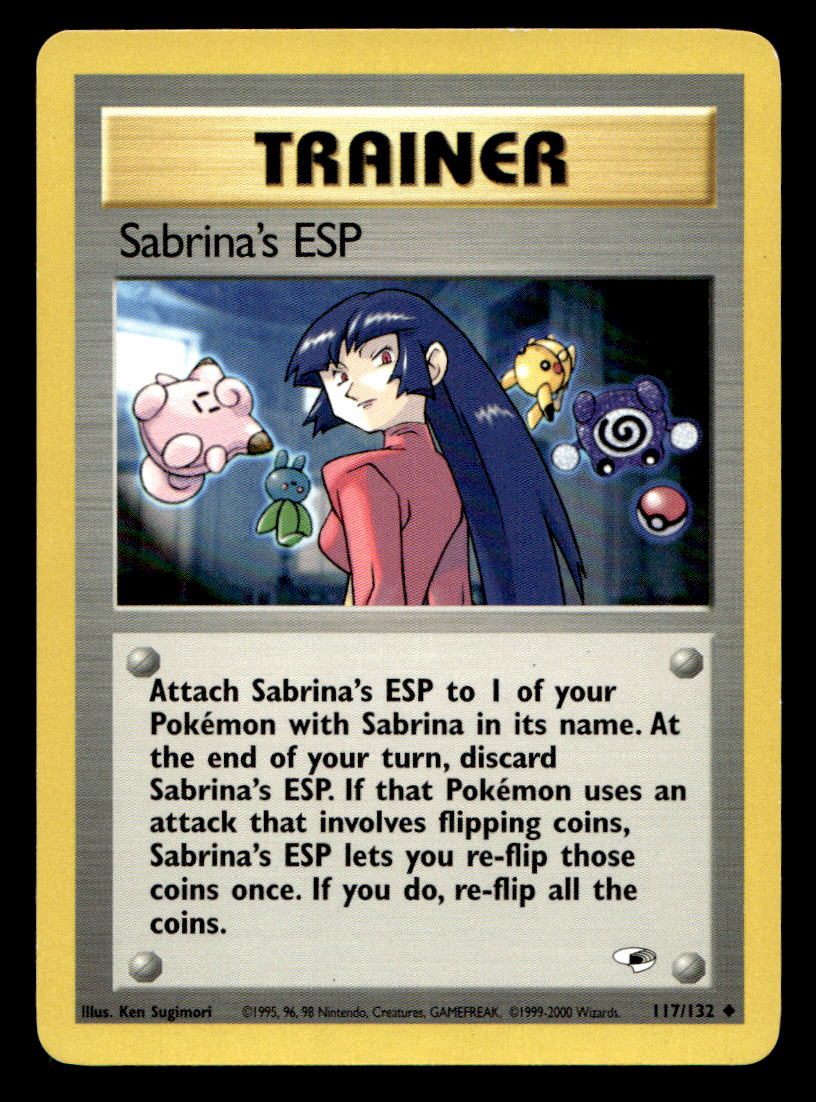 Gym Heroes Sabrina’s ESP #117/132 Pokémon TCG Single Card