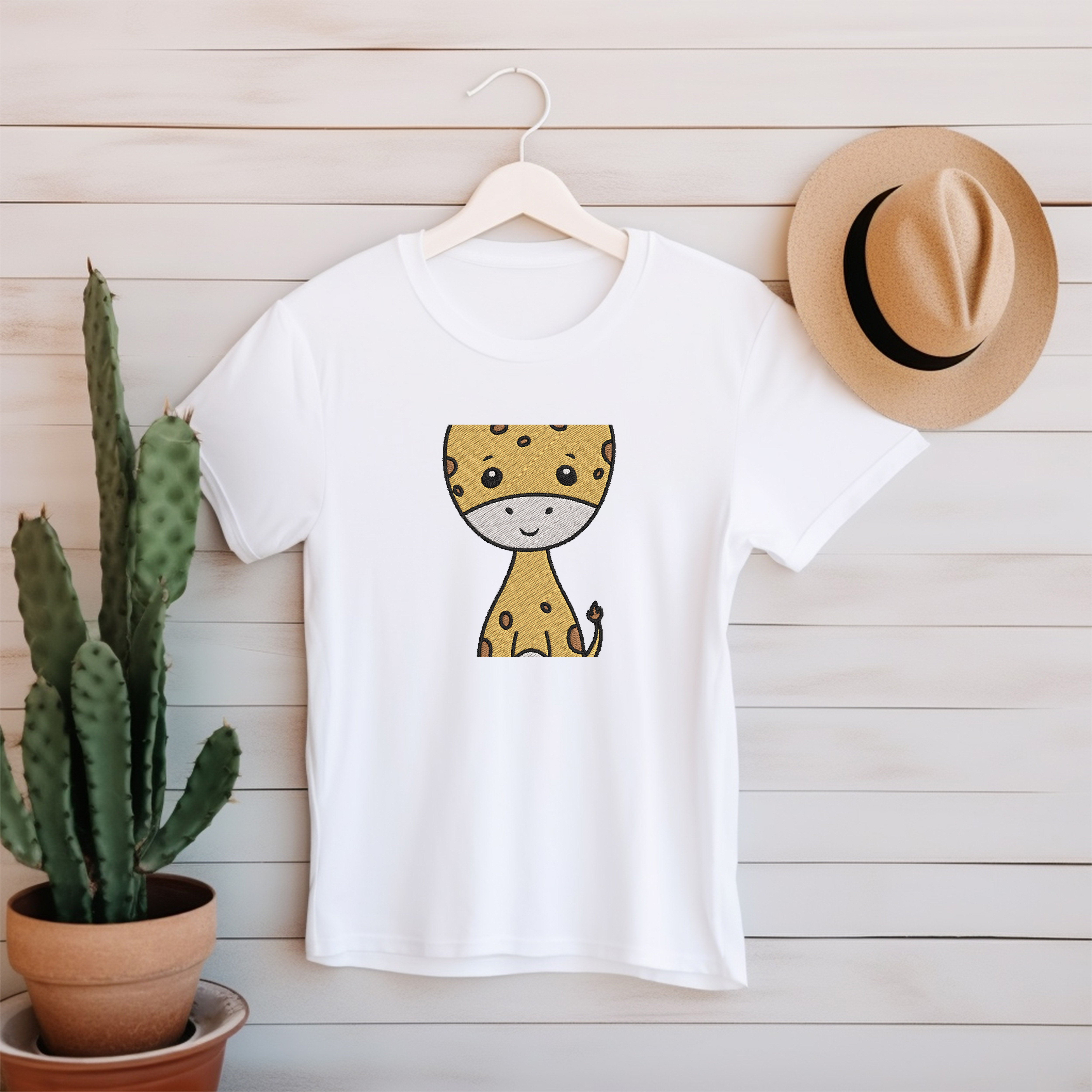 Cute Safari Animal Embroidery Bundle, Baby Zoo Animal Machine Embroidery Designs, Nursery Embroidery Files, 8 Design Set thumbnail 8