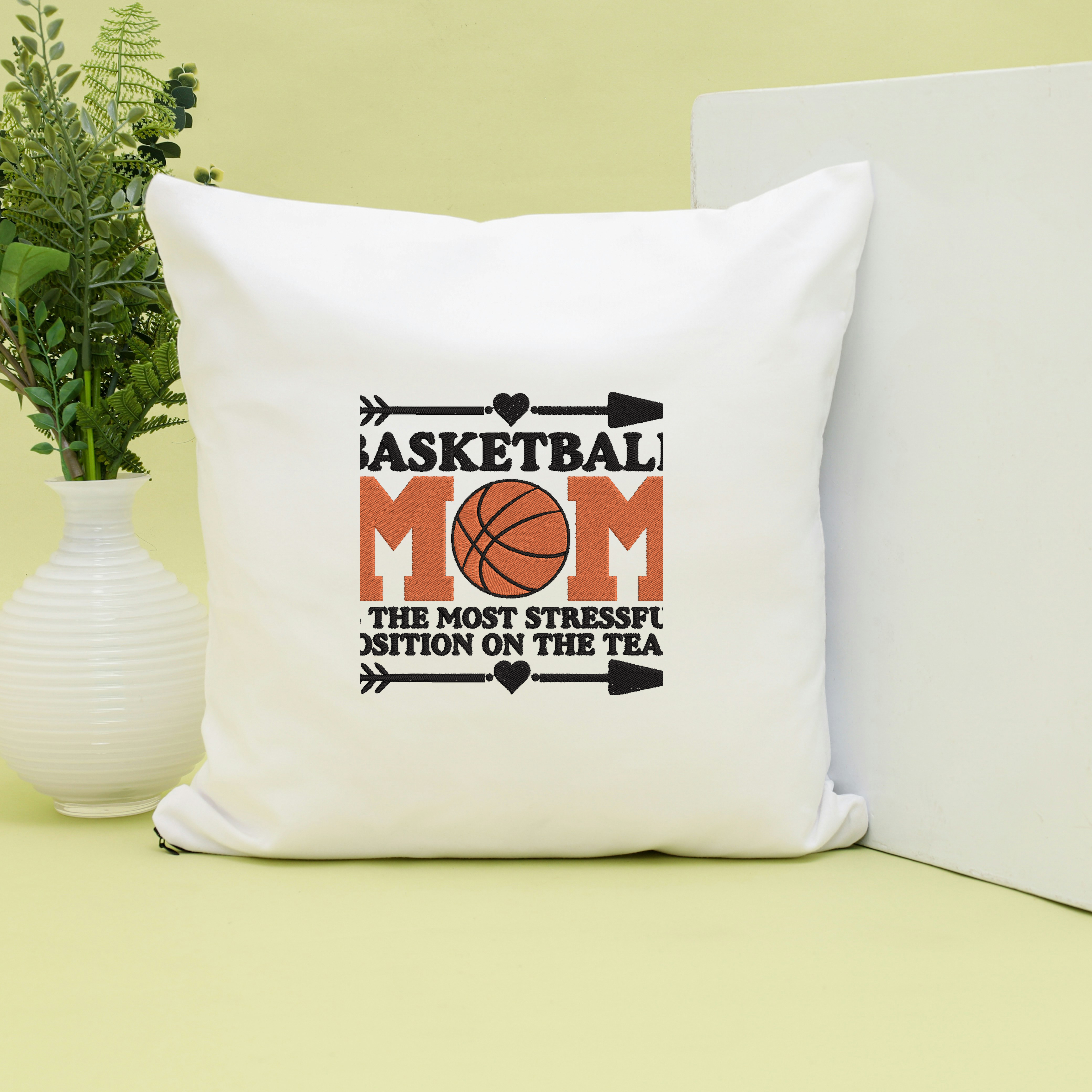 Basketball Mom Embroidery Bundle, Basketball Quote Machine Embroidery Designs, Sports Mom Embroidery Files, 9 Design Set thumbnail 6
