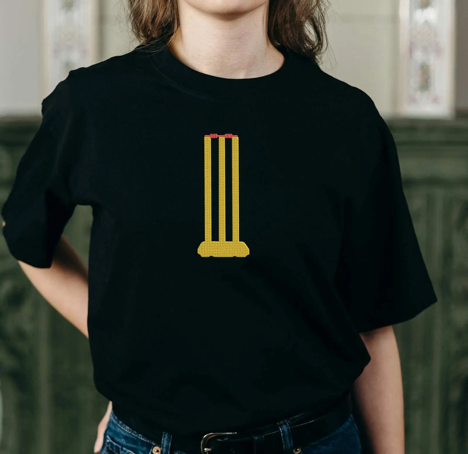 Cricket Stumps Machine Embroidery Design Bundle | Wicket Sports Files thumbnail 7
