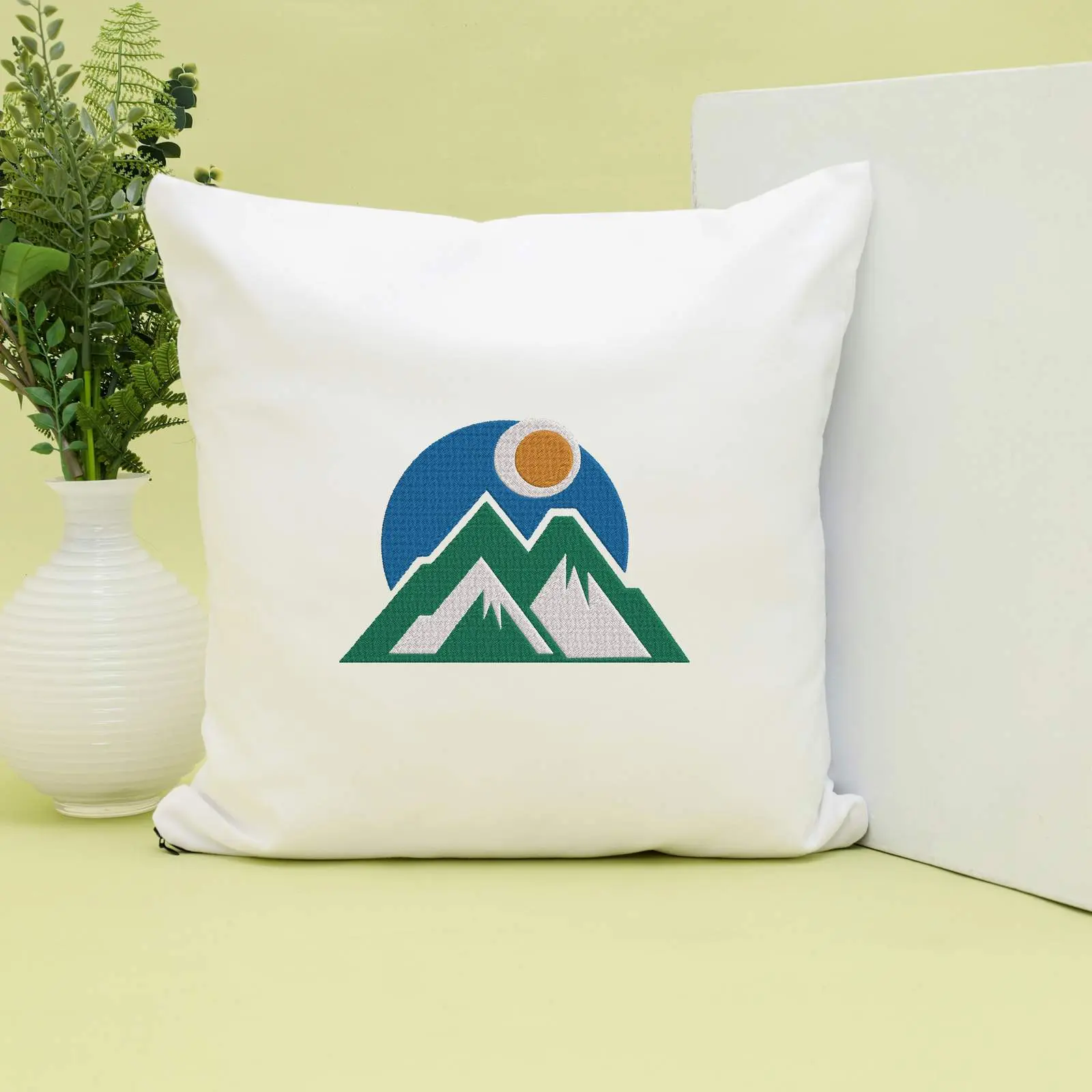 Mountain Machine Embroidery Design Bundle | Nature Patch Files thumbnail 3