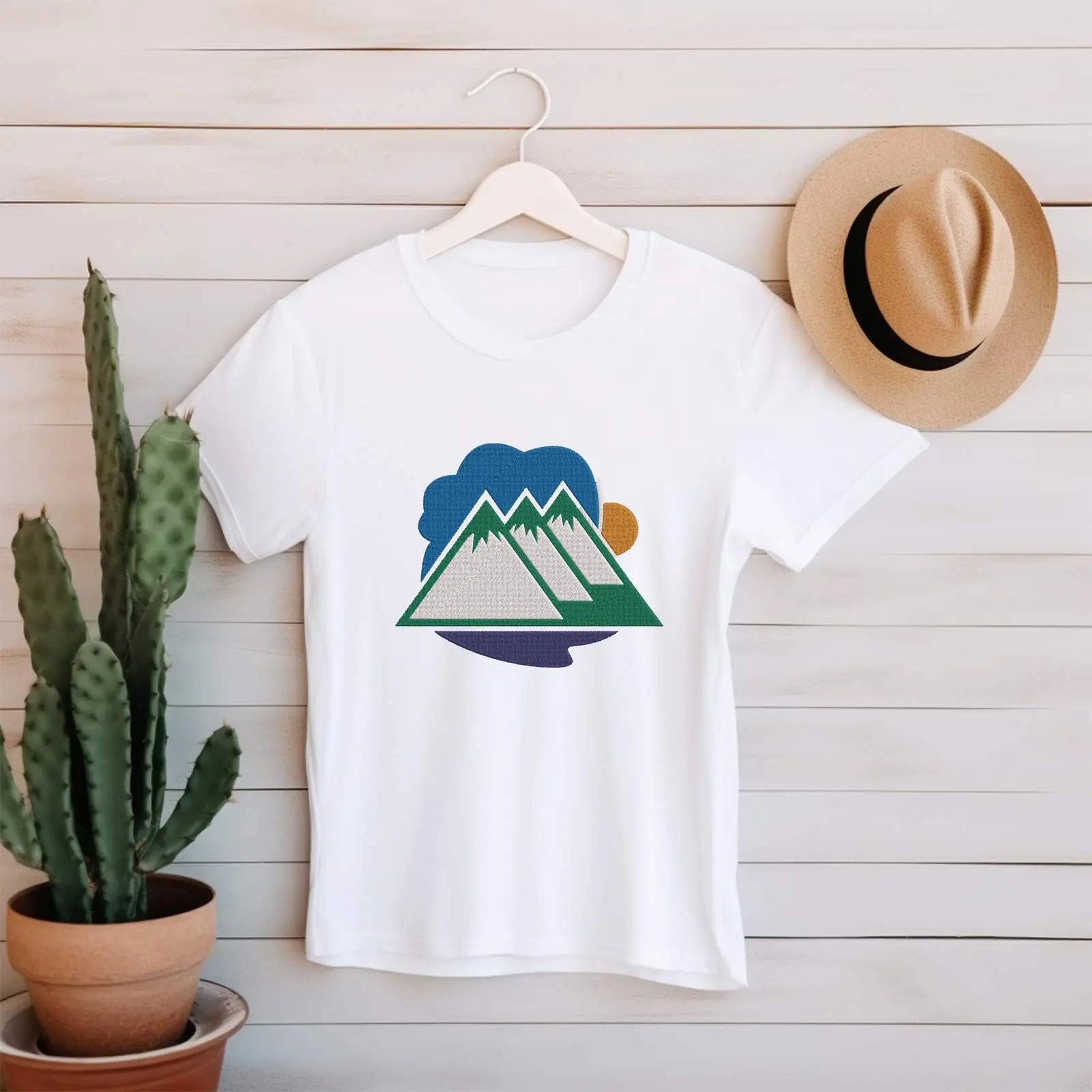 Mountain Machine Embroidery Design Bundle | Nature Patch Files thumbnail 6