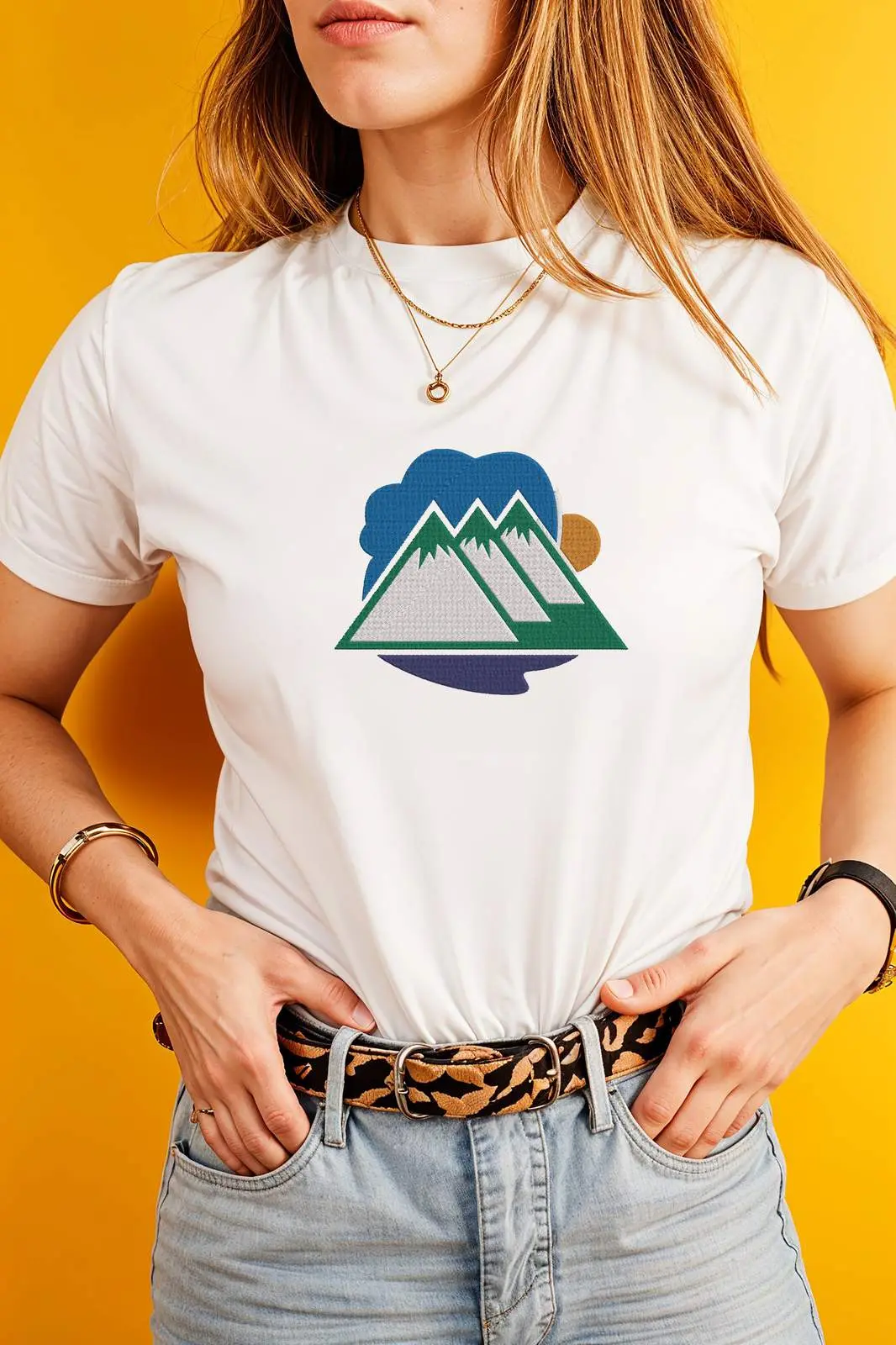 Mountain Machine Embroidery Design Bundle | Nature Patch Files thumbnail 8