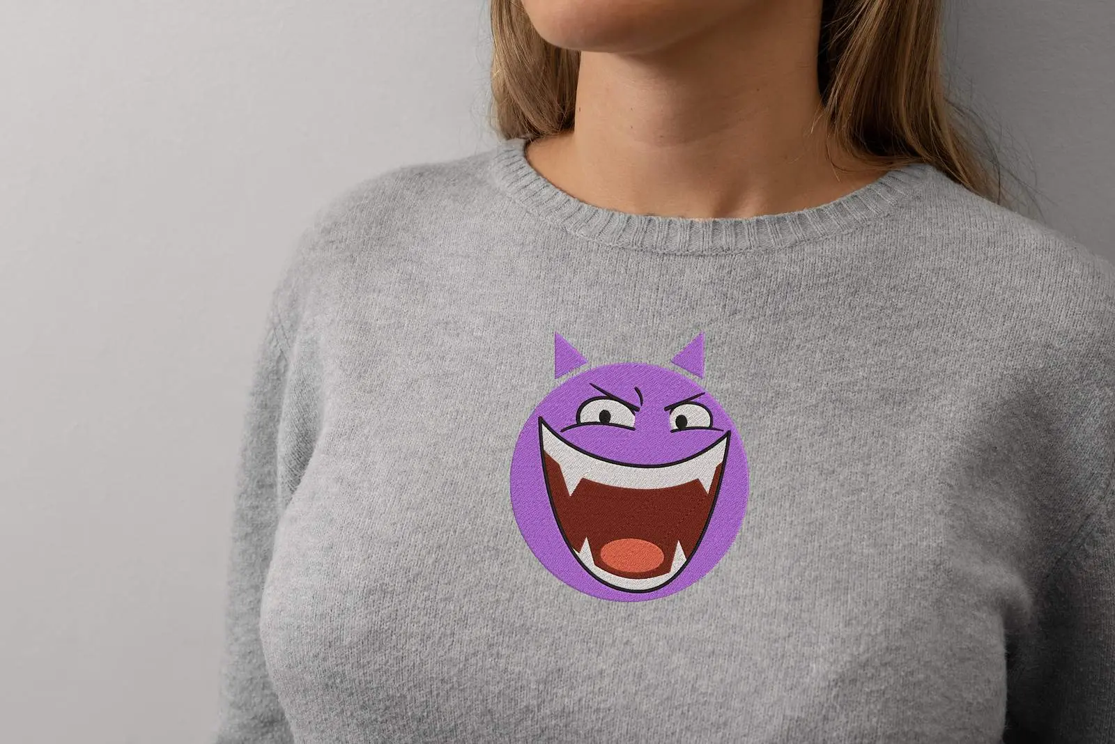 Emoji Machine Embroidery Design Bundle | Cute Smiley Face Files thumbnail 10