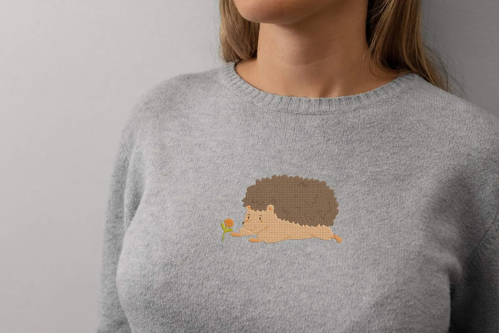 Cute Hedgehog Machine Embroidery Design Bundle | Fall Animal Files thumbnail 10
