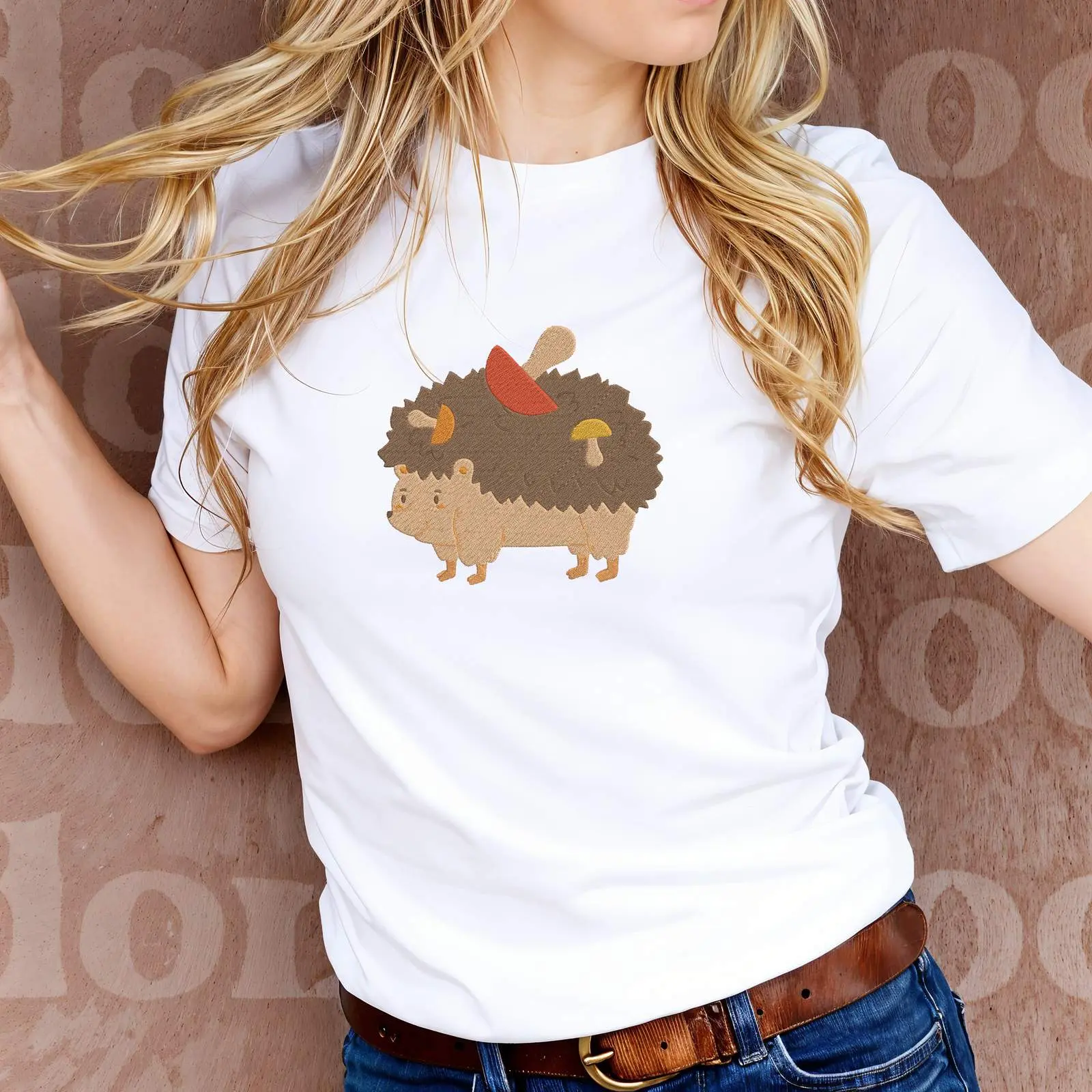 Cute Hedgehog Machine Embroidery Design Bundle | Fall Animal Files thumbnail 2