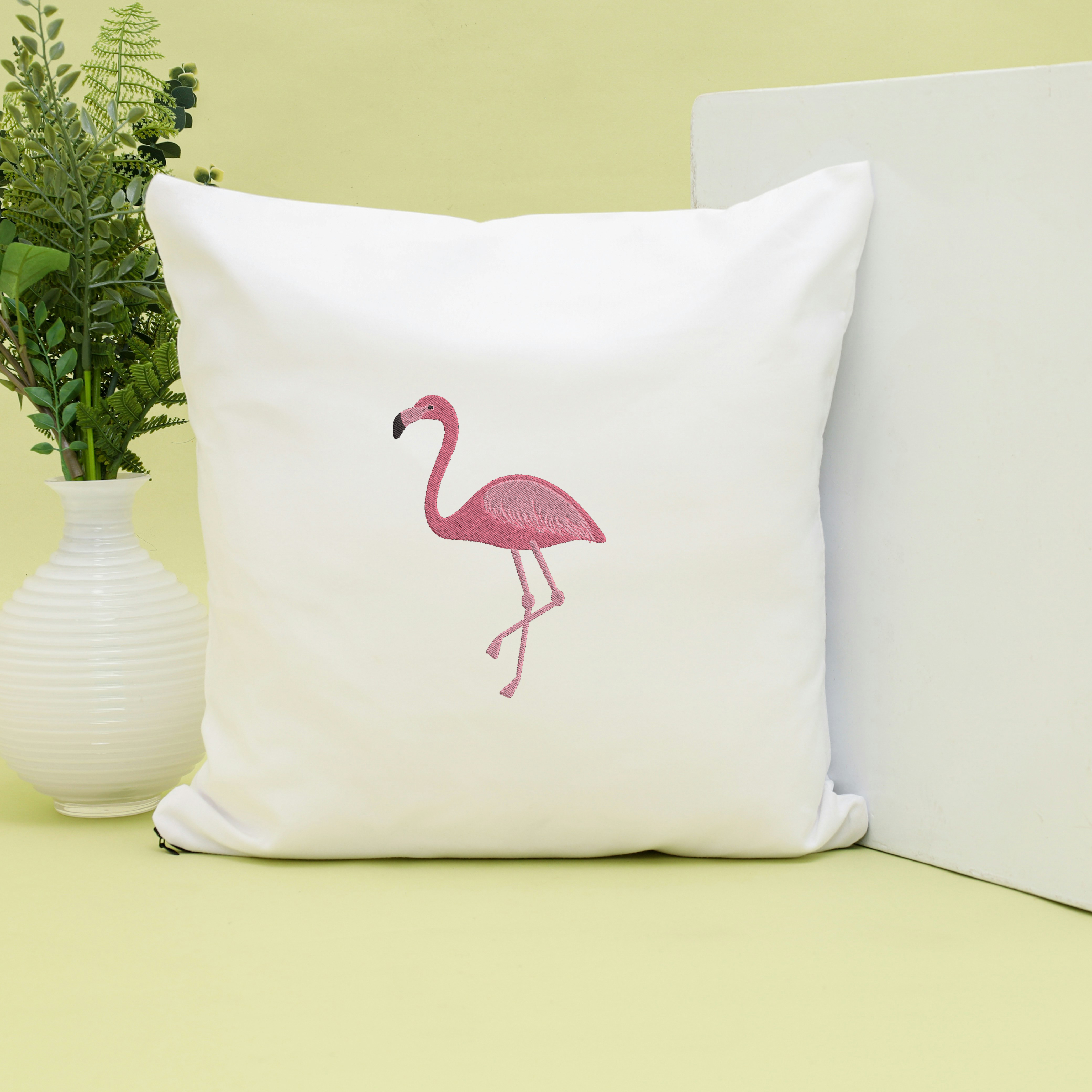 Flamingo Embroidery Bundle, Pink Flamingo Machine Embroidery Design, Tropical Bird Embroidery Files, 9 Designs, Instant Download thumbnail 5