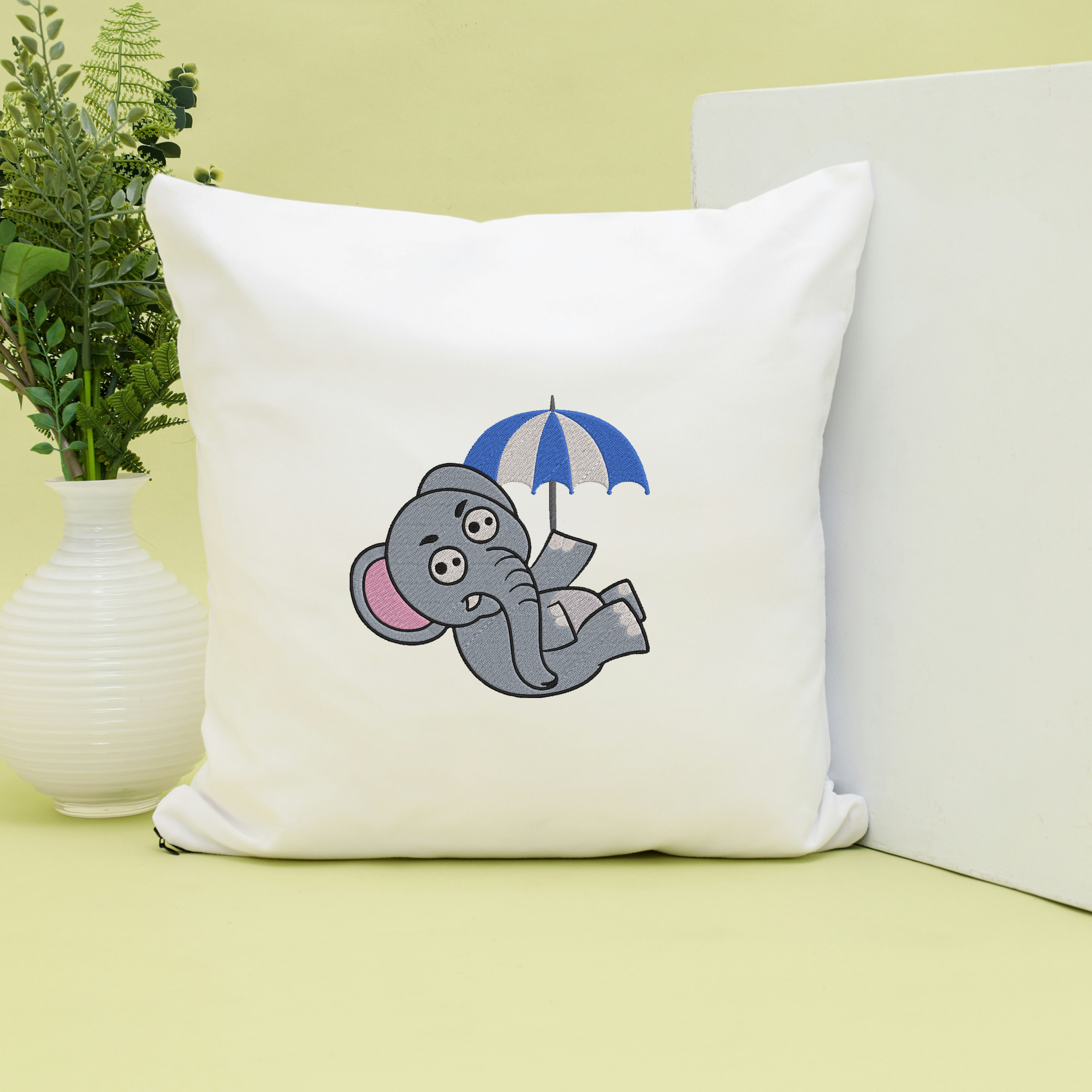 Cute Elephant Embroidery Bundle, Baby Elephant Machine Embroidery Design, Kawaii Elephant Embroidery Files, 8 Designs, Instant Download thumbnail 4