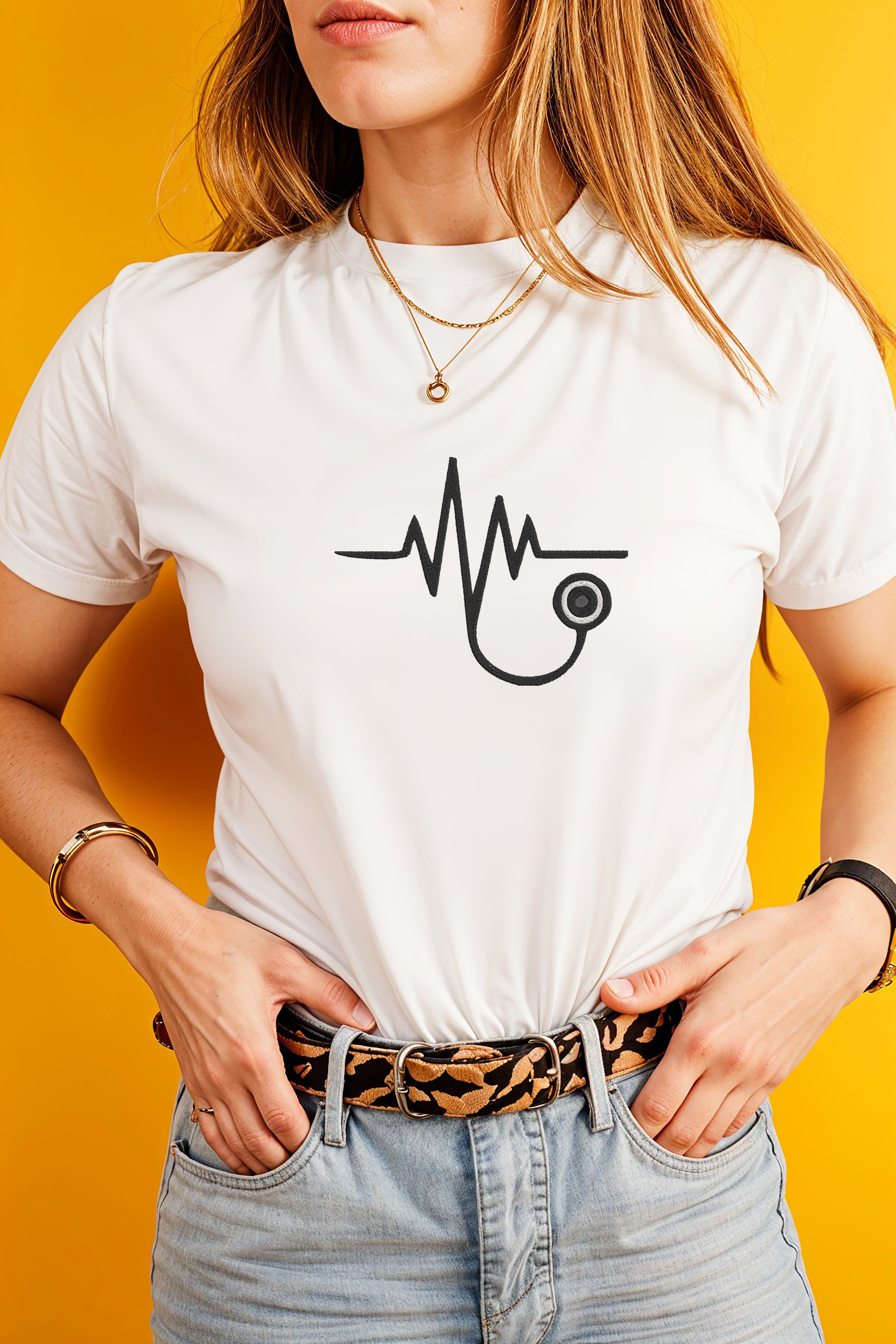 Medical Embroidery Bundle, Nurse Doctor EMT EMS Embroidery Design, Ambulance Heartbeat First Aid Medicine File, Instant Download thumbnail 3