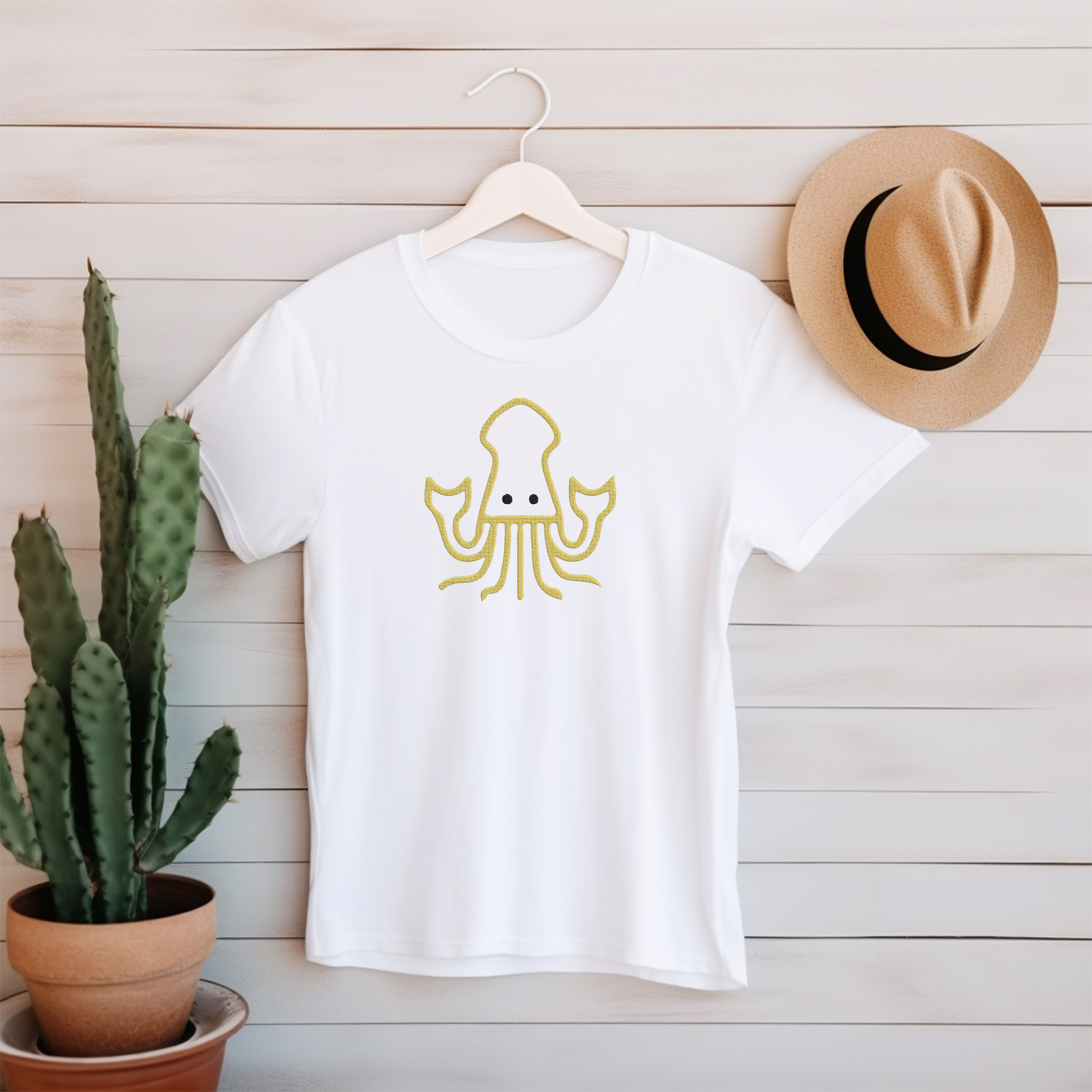 Ocean Animal Embroidery Bundle, Sea Creature Outline Embroidery Design, Cute Marine Life Machine Embroidery Files, Instant Download thumbnail 3