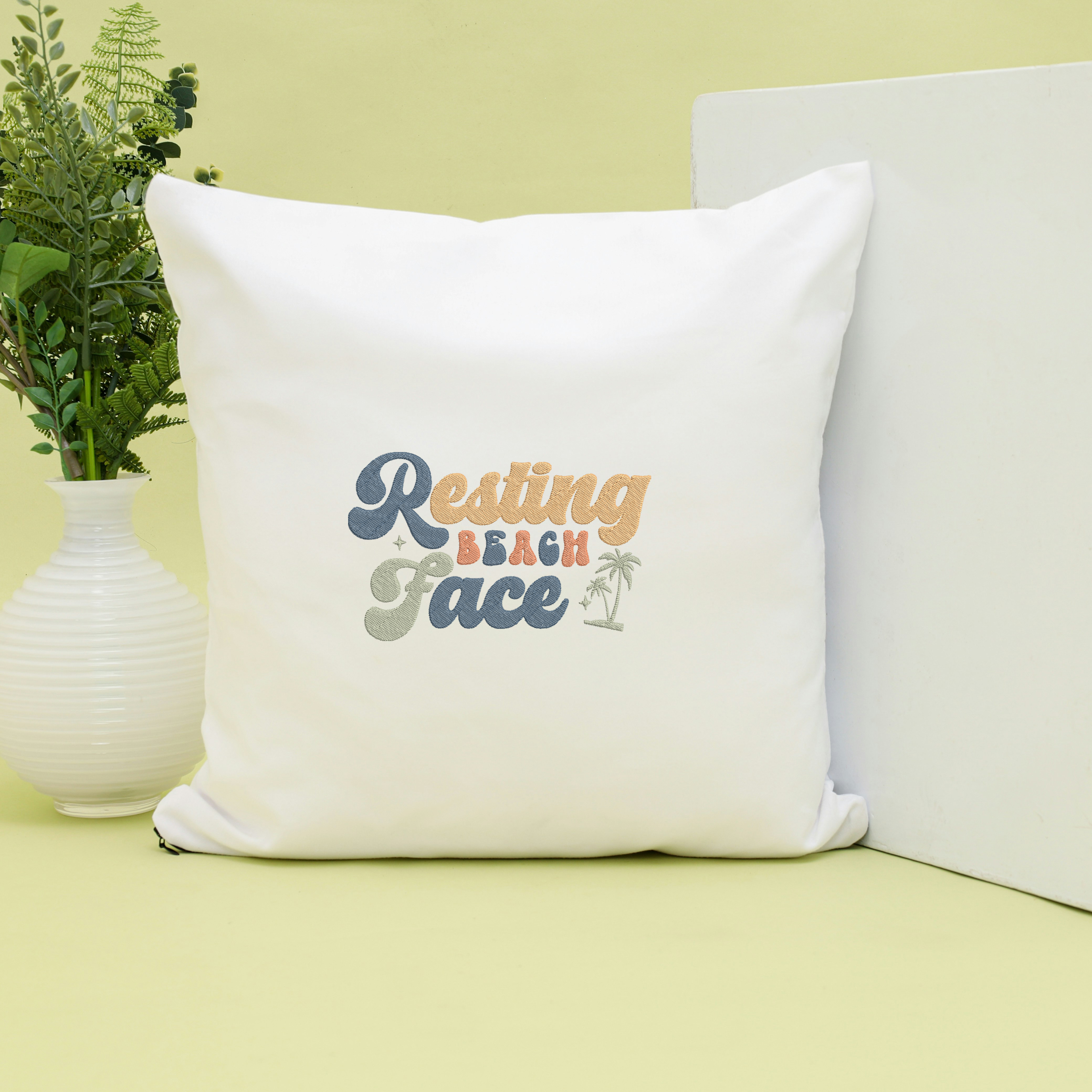 Summer Quote Embroidery Bundle, Summer Vibes Machine Embroidery Design, Beach Vacation Typography Embroidery Files,  Instant Download thumbnail 4
