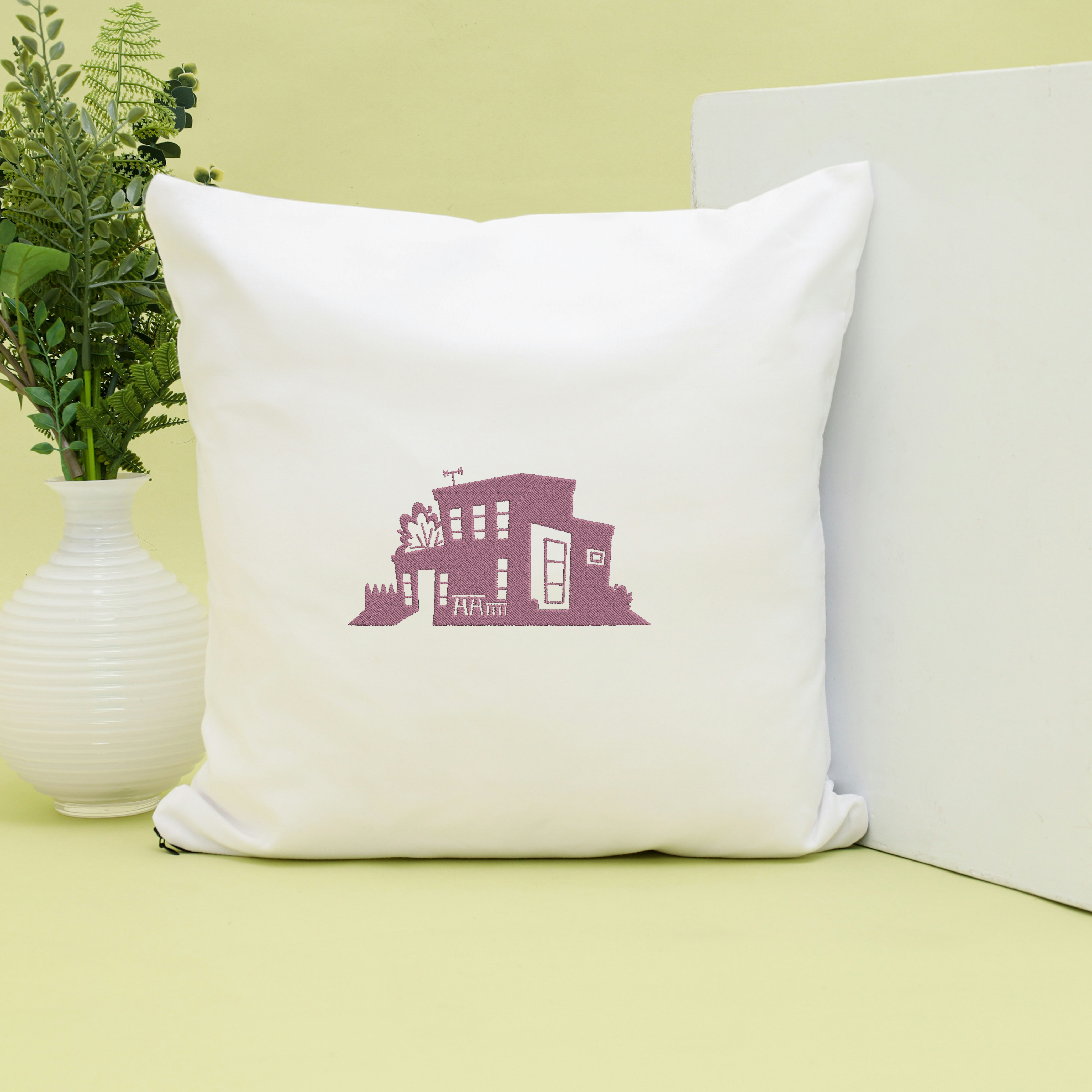 House Embroidery Bundle, Home Silhouette Machine Embroidery Design, Cottage Modern House Building Embroidery Files, Instant Download thumbnail 5