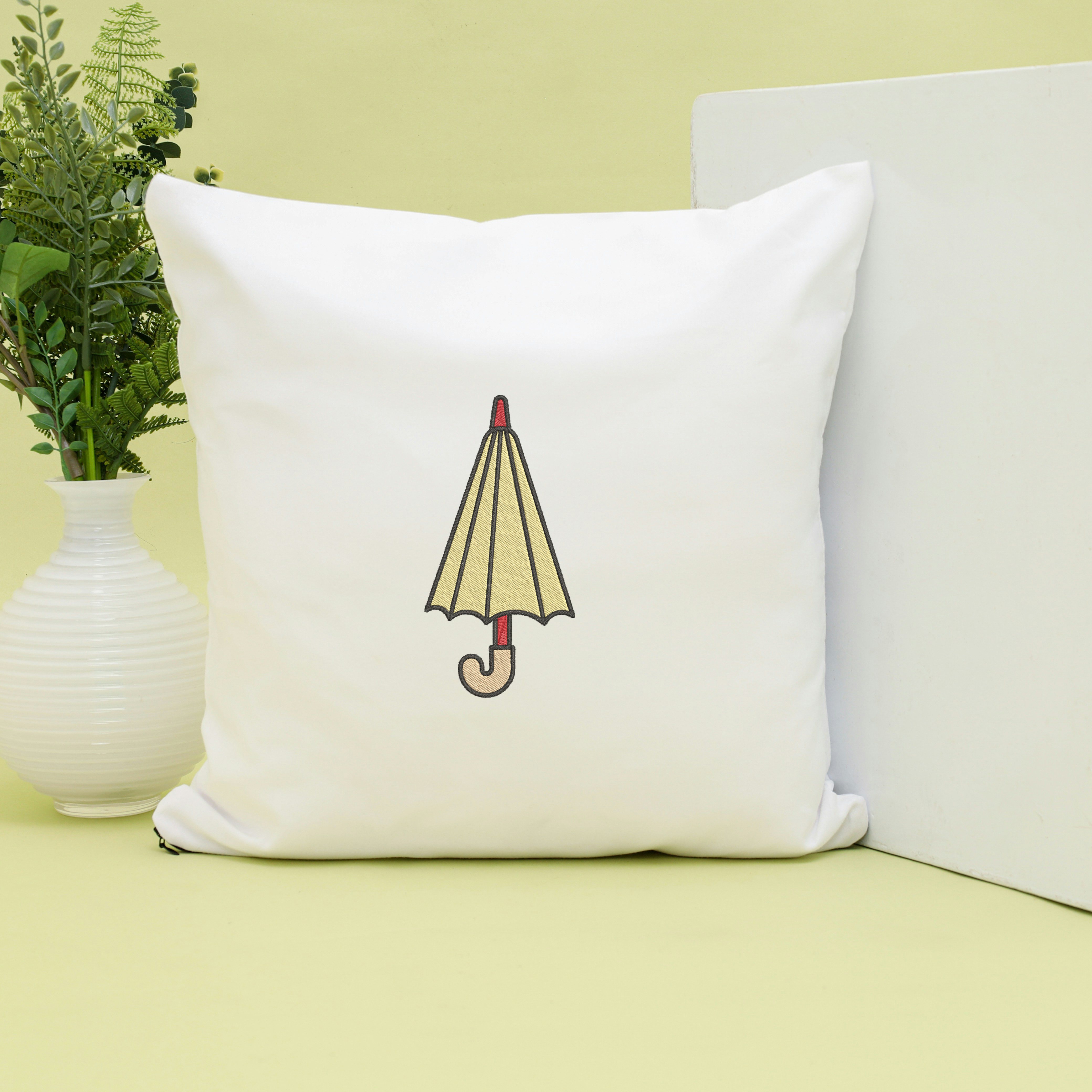 Umbrella Embroidery Bundle, Rainy Day Machine Embroidery Design, Cute Umbrella Weather Embroidery Files, Instant Download thumbnail 4
