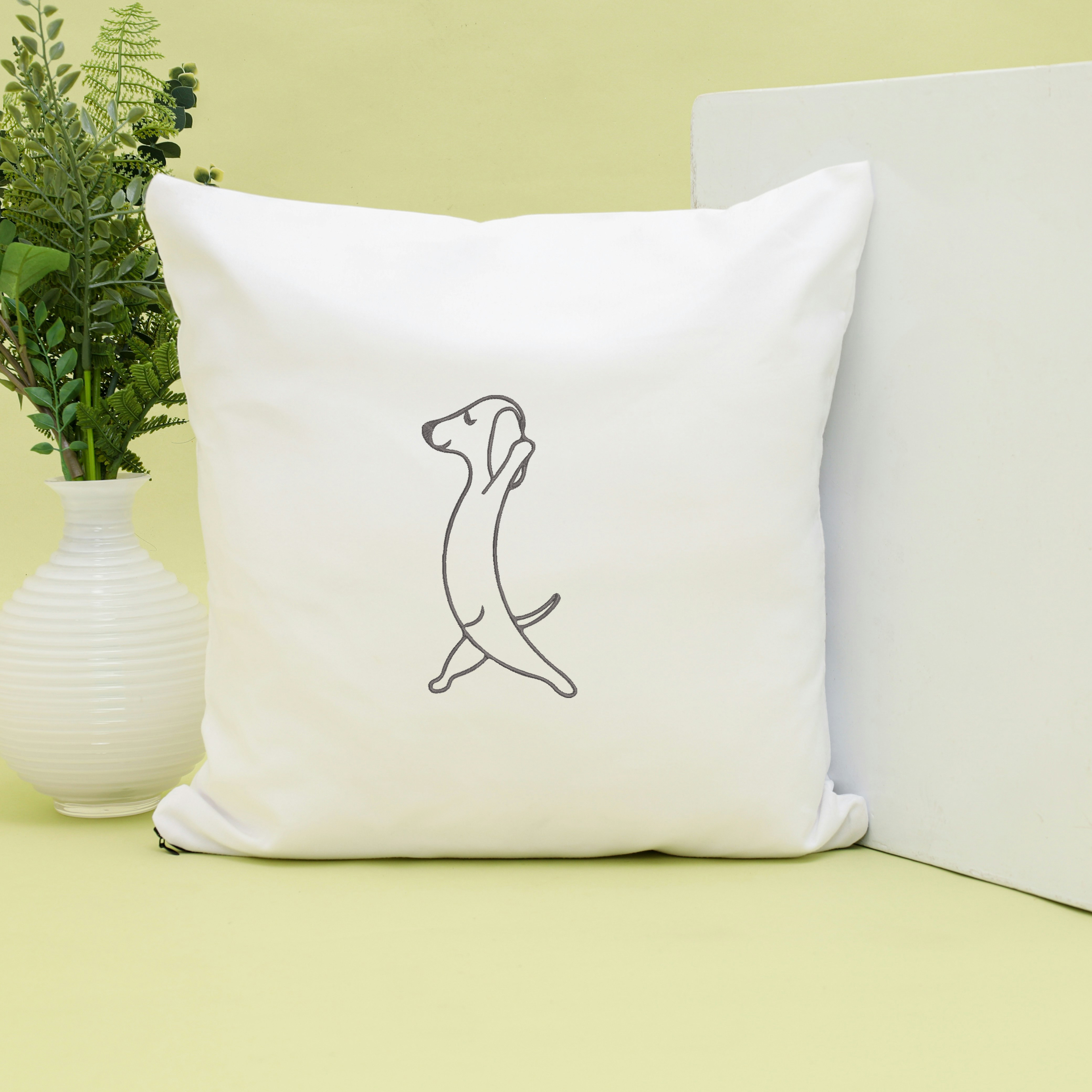 Dachshund Dog Embroidery Design Bundle, Cute Sausage Dog Line Art Embroidery File, Puppy Outline Machine Embroidery,  Instant Download thumbnail 5