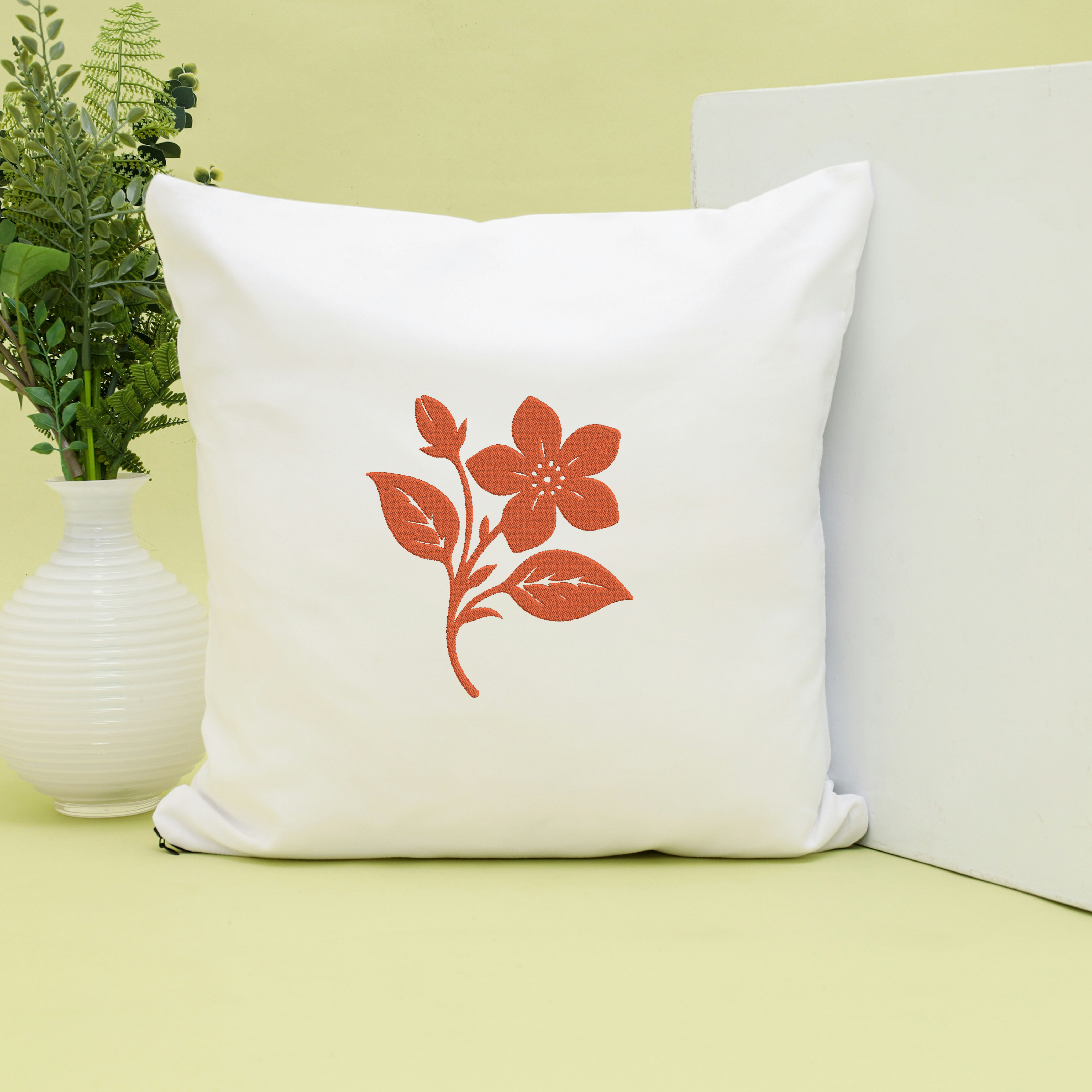 Floral Line Art Embroidery Bundle, Flower Stem Machine Embroidery Design, Garden Flower Embroidery File, Instant Download thumbnail 4