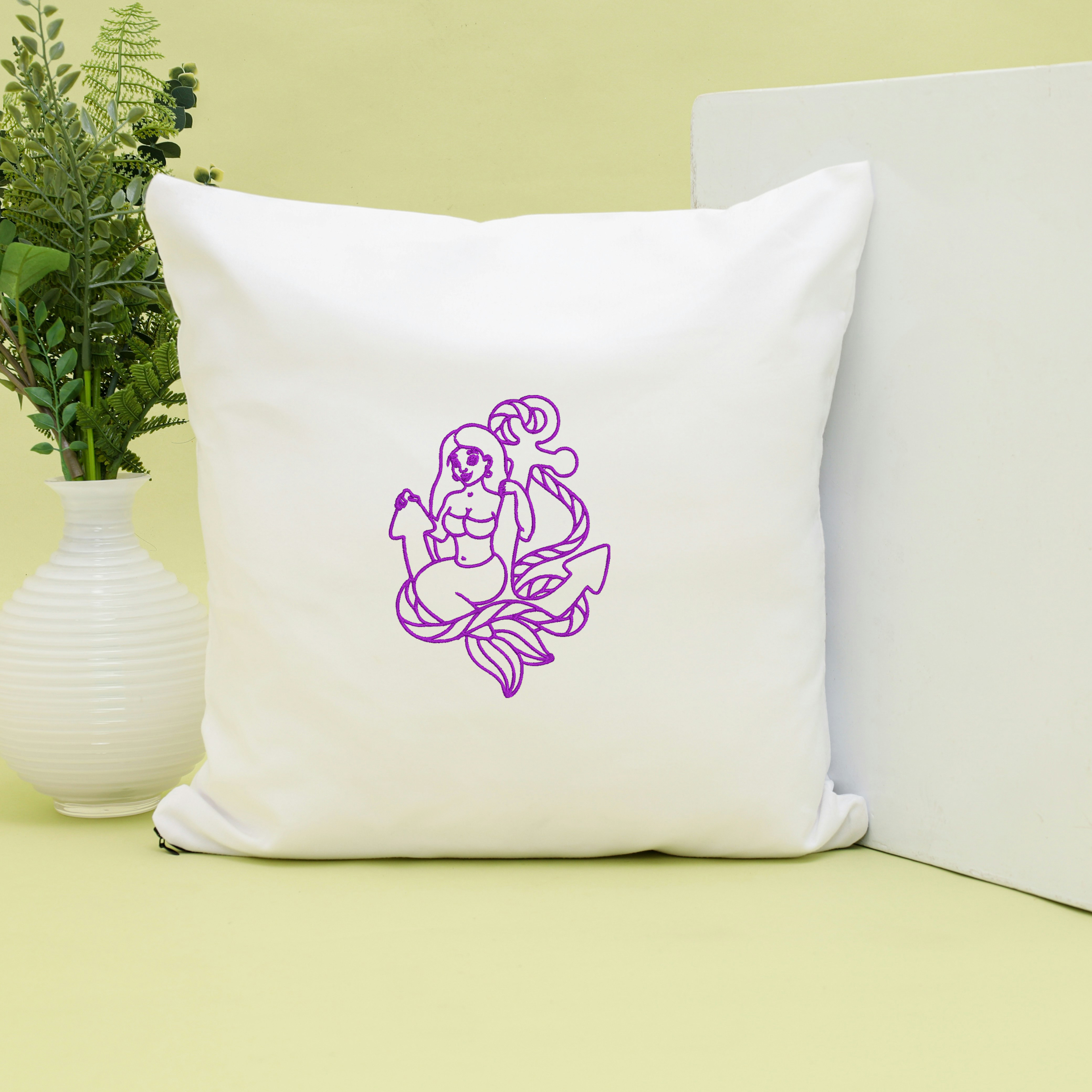 Mermaid Ocean Embroidery Bundle, Sea Life Embroidery Designs, Shrimp Octopus Coral Dolphin Embroidery Files, Instant Download thumbnail 6
