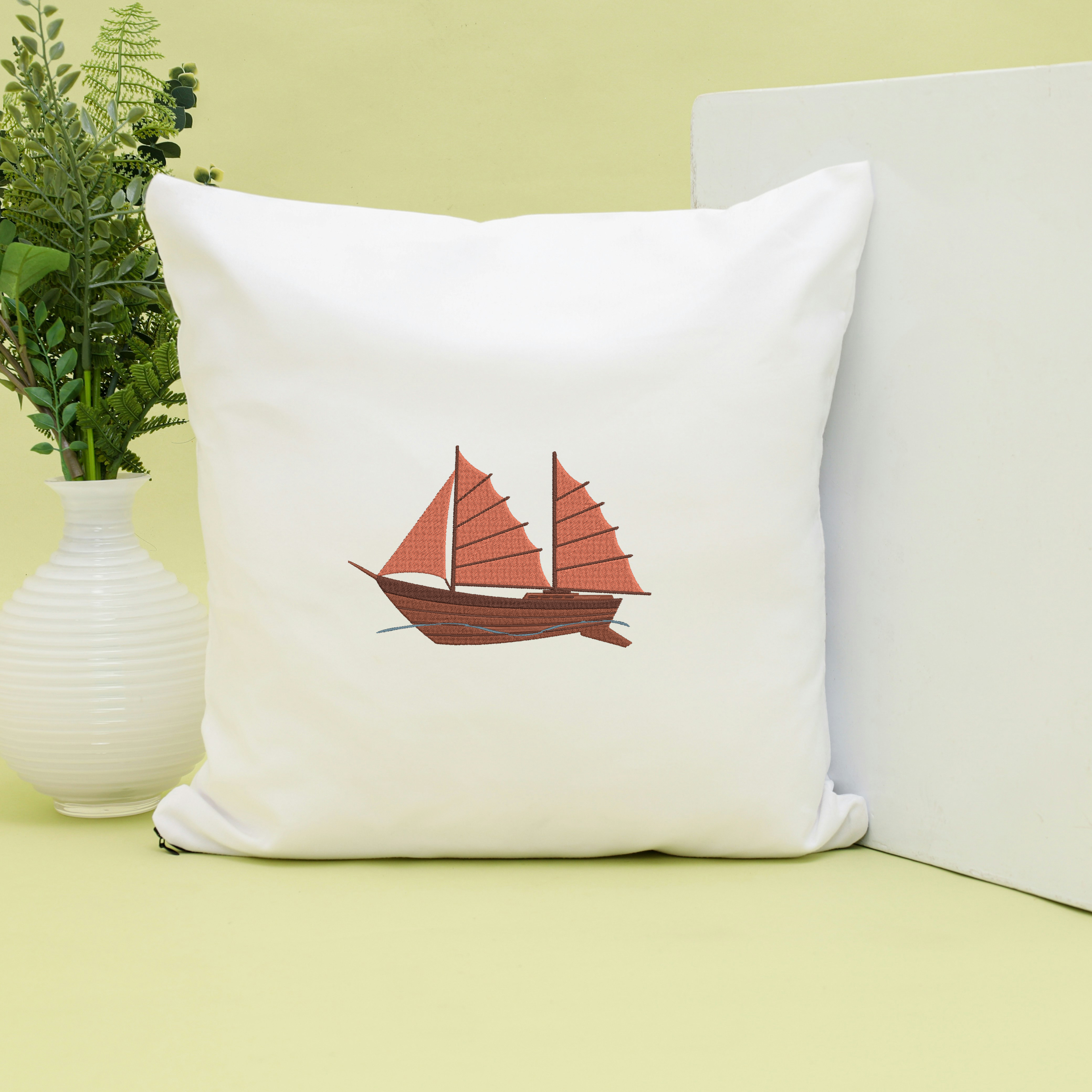 Boat Embroidery Design Bundle, Ship Machine Embroidery File, Yacht Embroidery Design, Sailing Boat Embroidery, Nautical Embroidery thumbnail 4