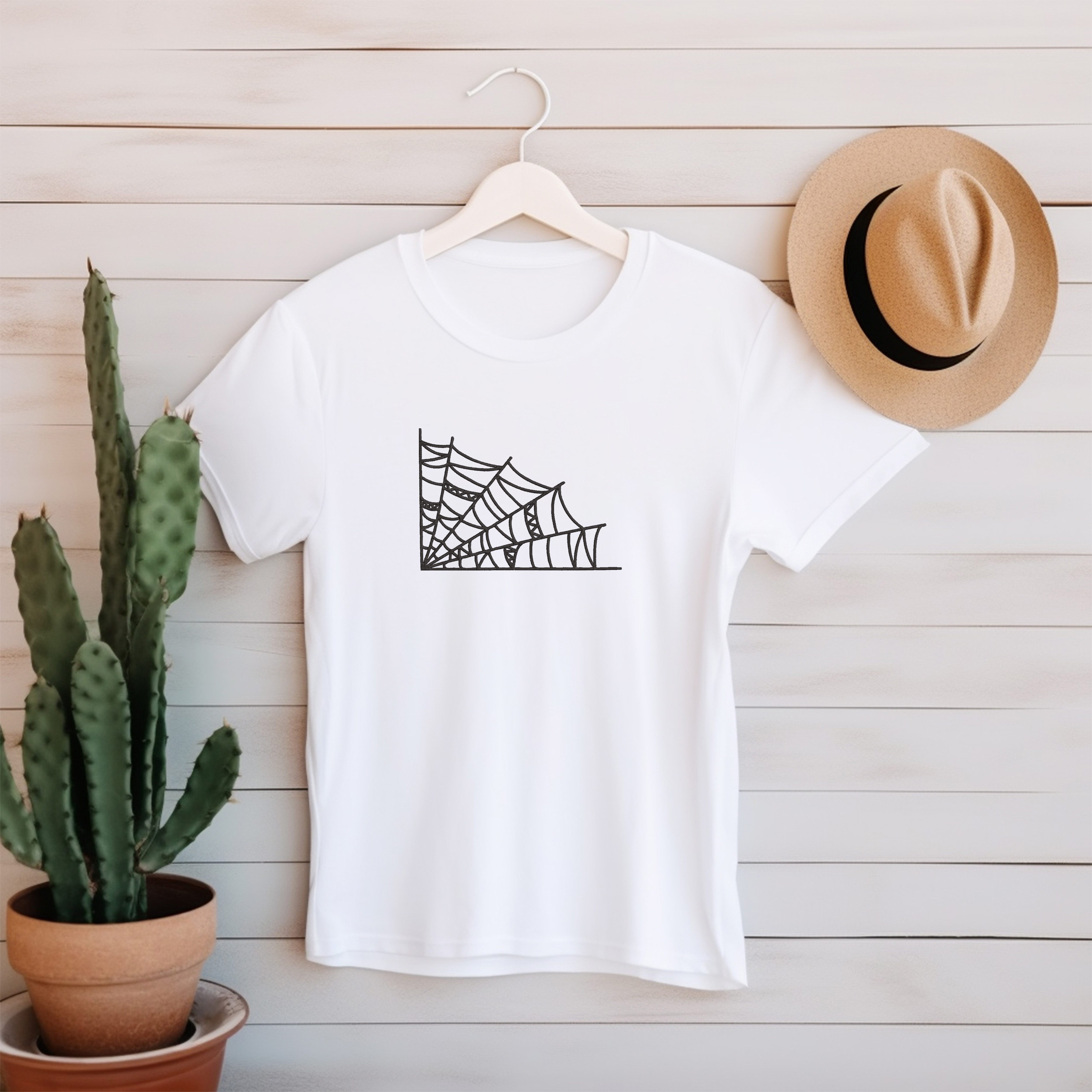 Spider Web Embroidery Design Bundle, Halloween Web Machine Embroidery File, Cobweb Embroidery Pattern, Spooky Embroidery, Instant Download thumbnail 4