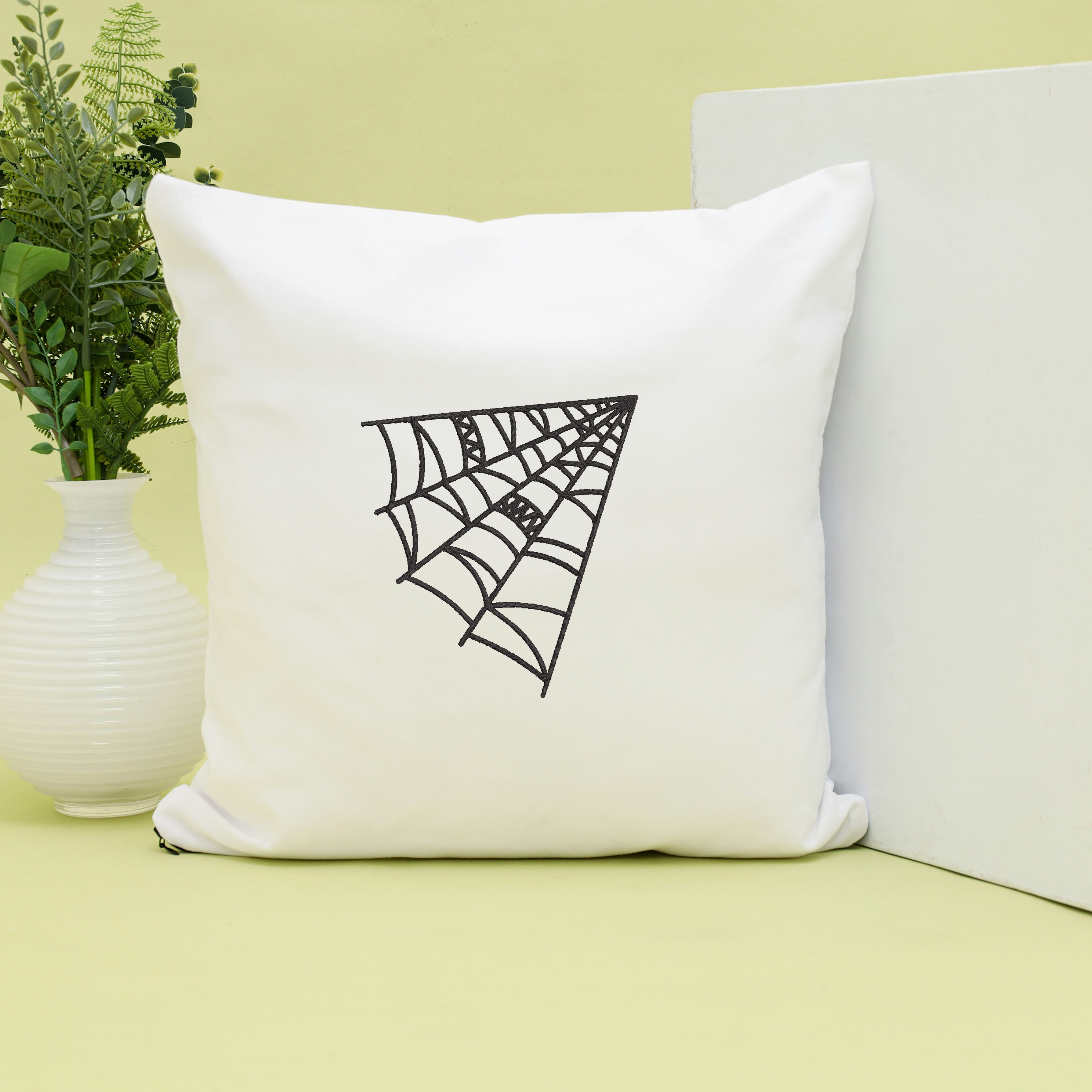 Spider Web Embroidery Design Bundle, Halloween Web Machine Embroidery File, Cobweb Embroidery Pattern, Spooky Embroidery, Instant Download thumbnail 6