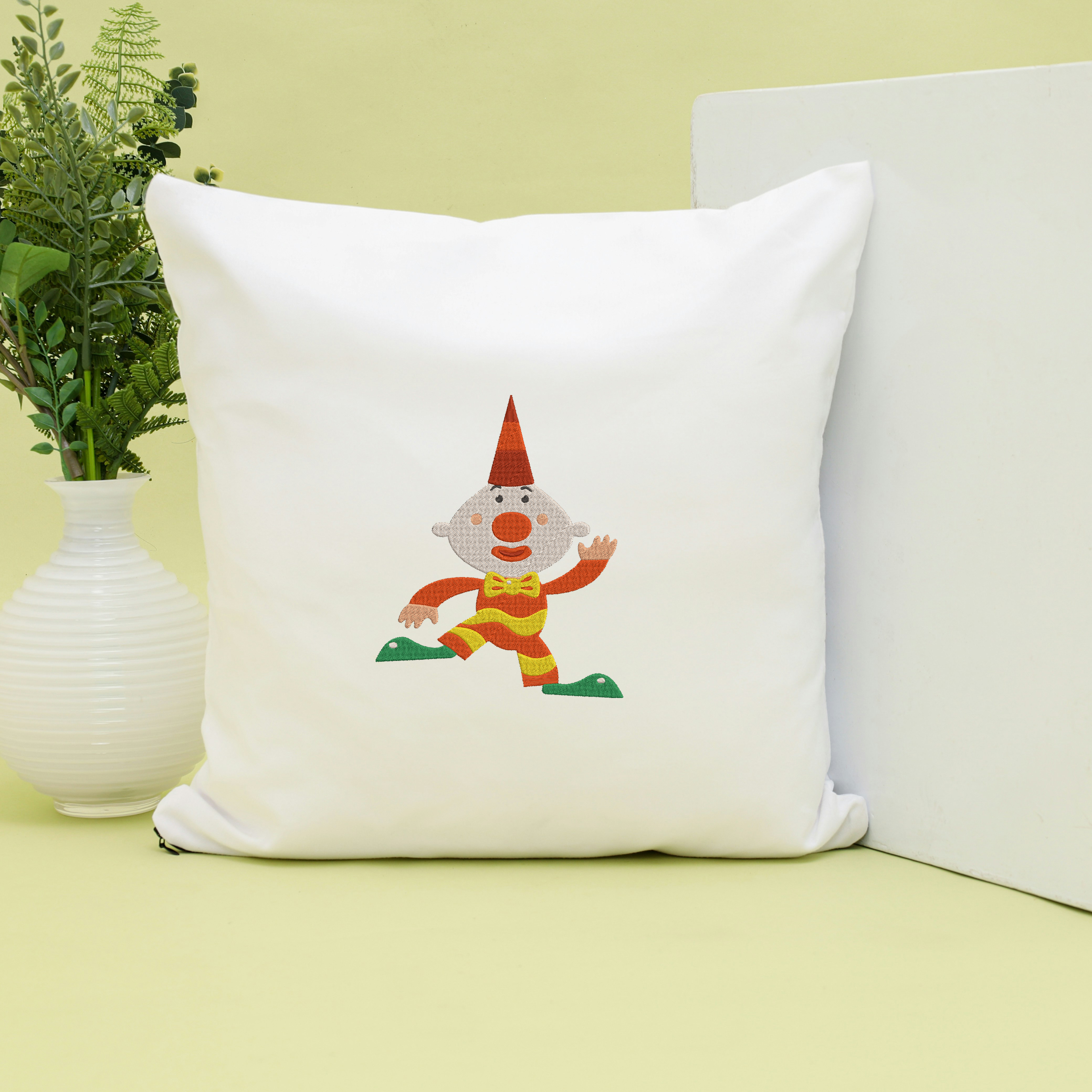 Cute Circus Clown Embroidery Design, Funny Clown Machine Embroidery Instant Download thumbnail 6