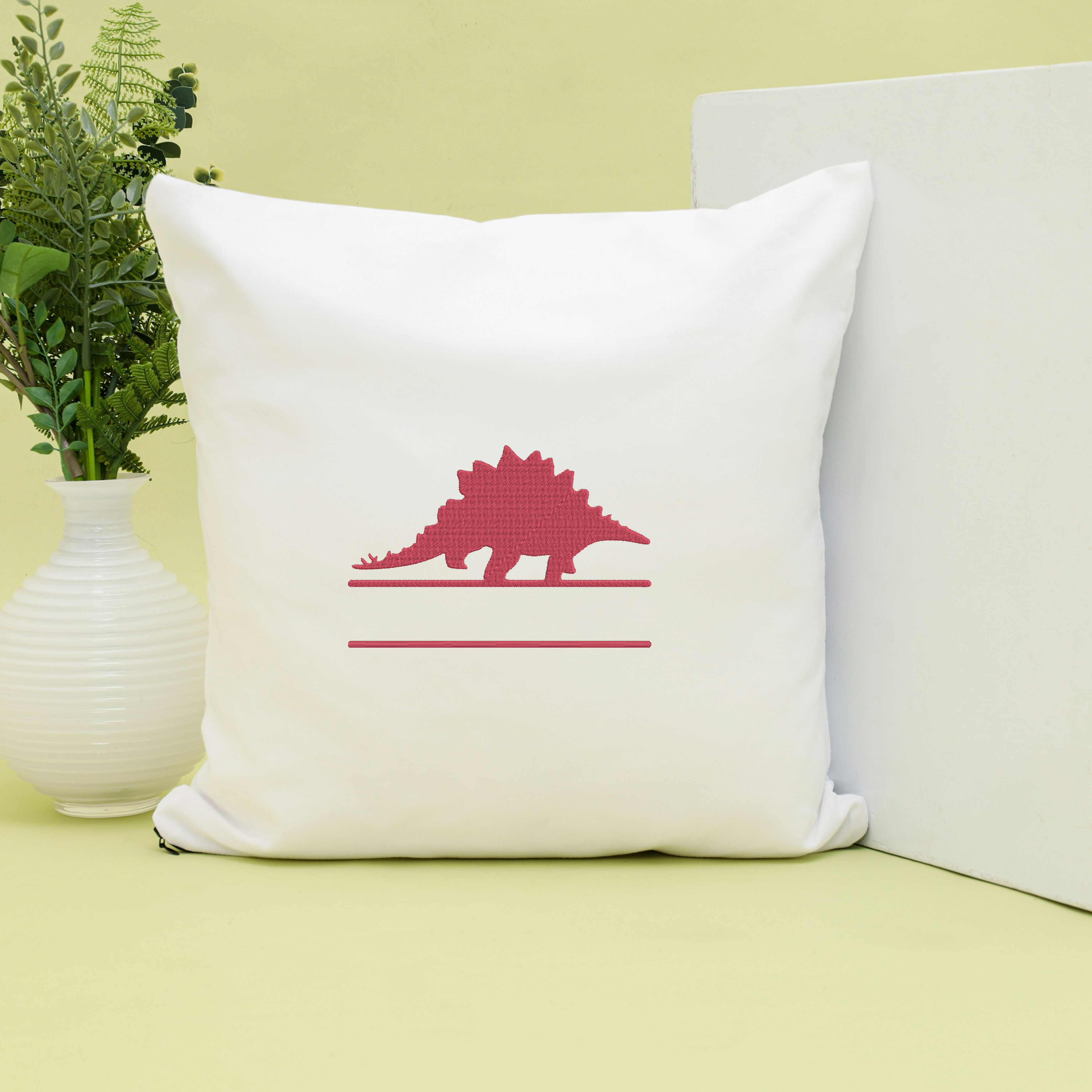 Dinosaur Name Frame Embroidery Design Bundle, Dino Split Frame Embroidery File thumbnail 6