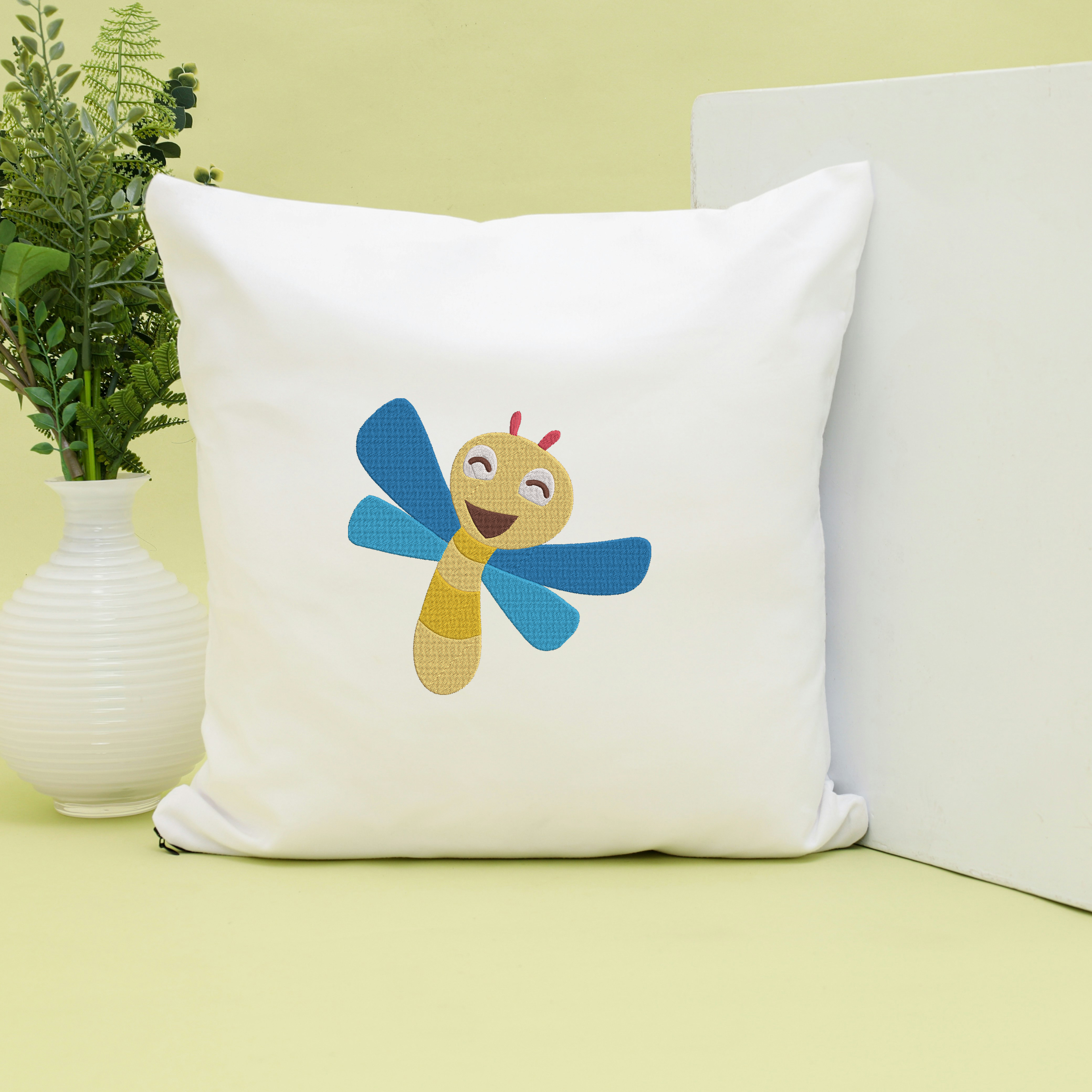Dragonfly Embroidery Design Bundle, Cute Bug Embroidery File, Instant Download thumbnail 4
