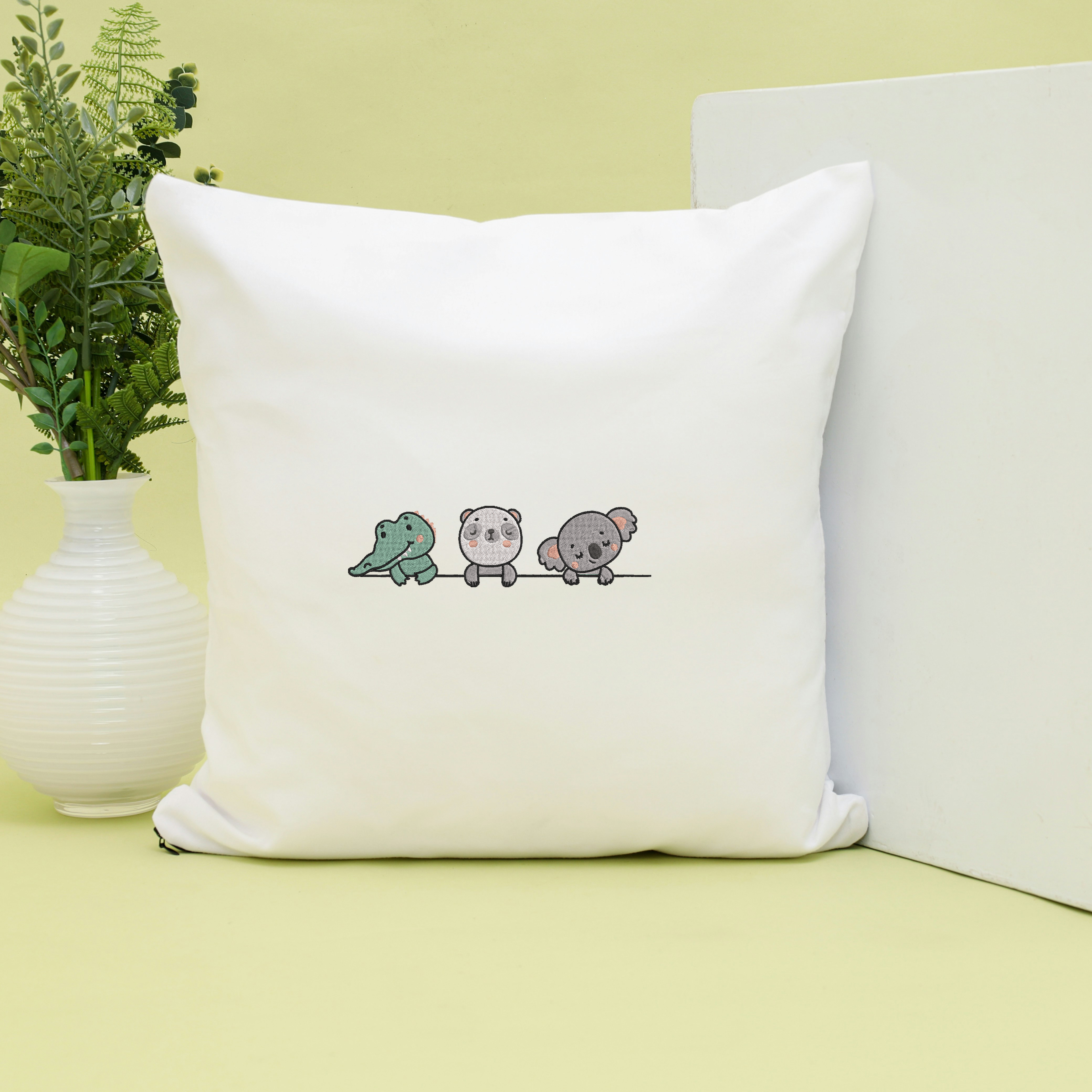 Cute Safari Animal Embroidery Bundle, Baby Jungle Animal Embroidery Designs, Instant Download thumbnail 5