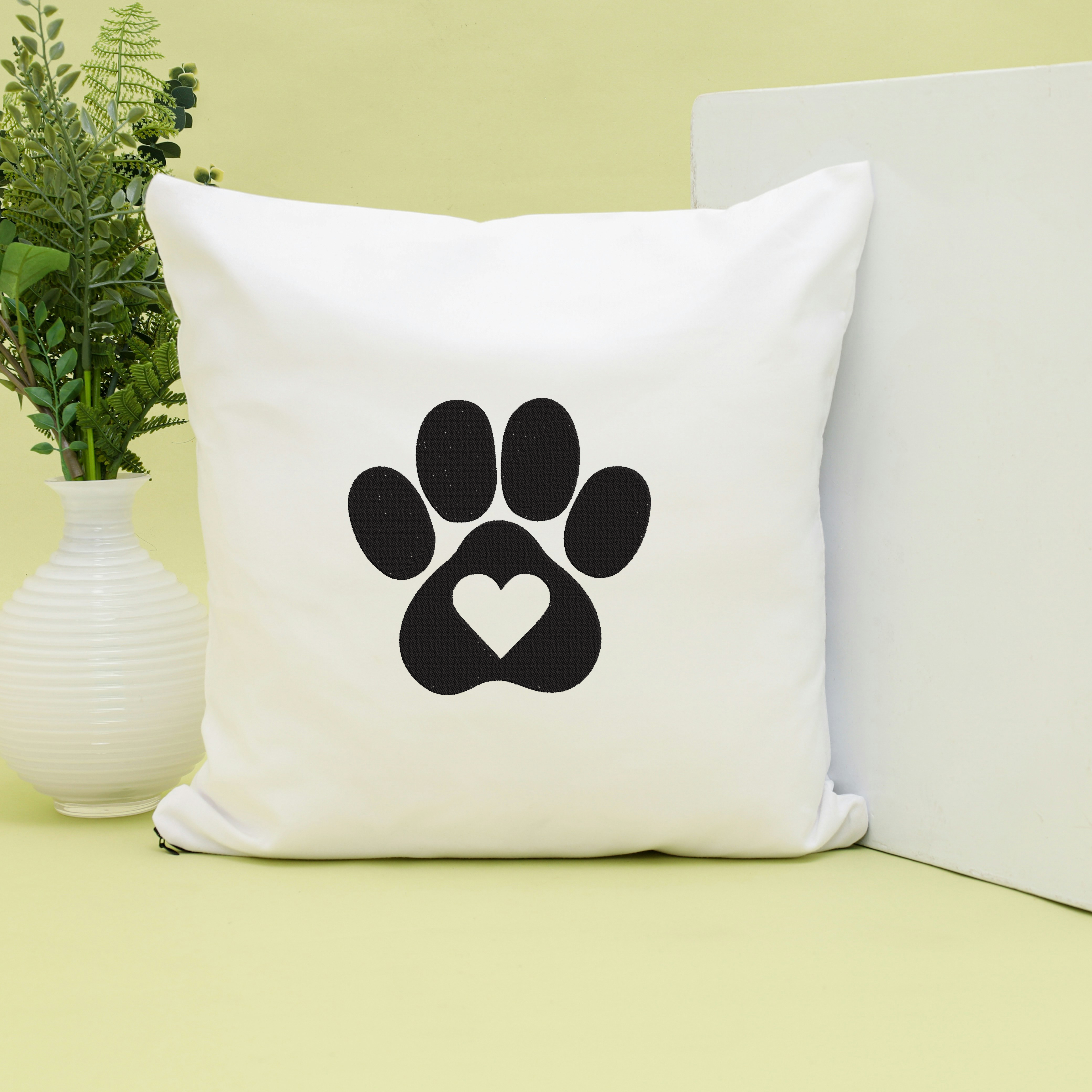 Dog Paw Embroidery Design Bundle, Pet Lover Embroidery File thumbnail 5